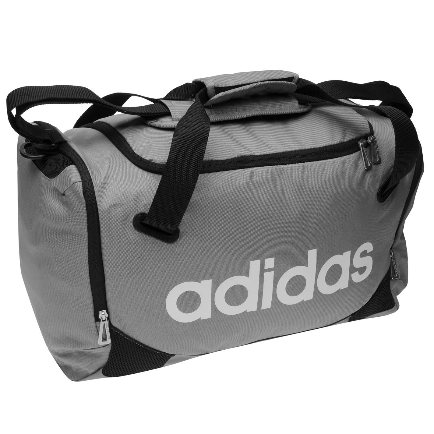 adidas grey duffle bag