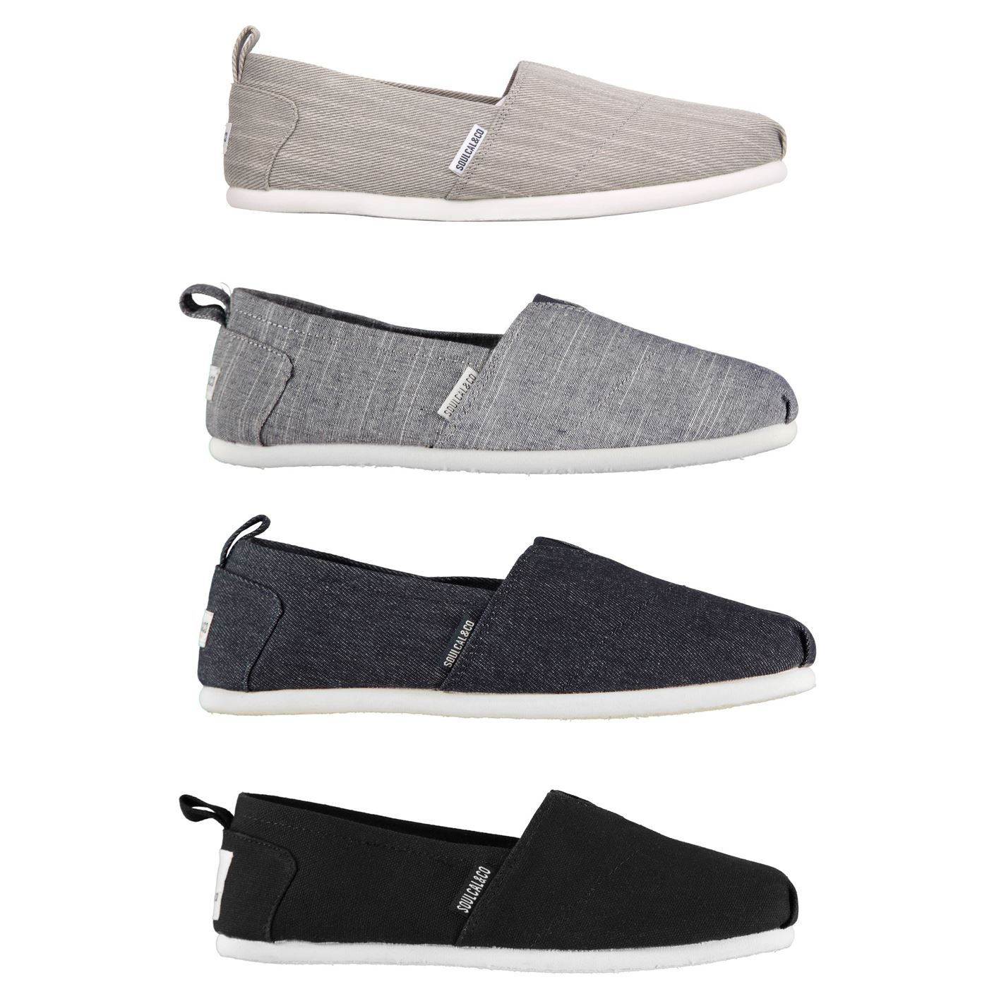 soulcal canvas slip on