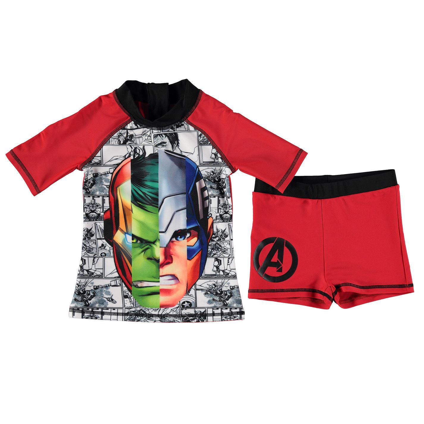 Marvel Toddler Boys Avengers 2-Piece Swim Set