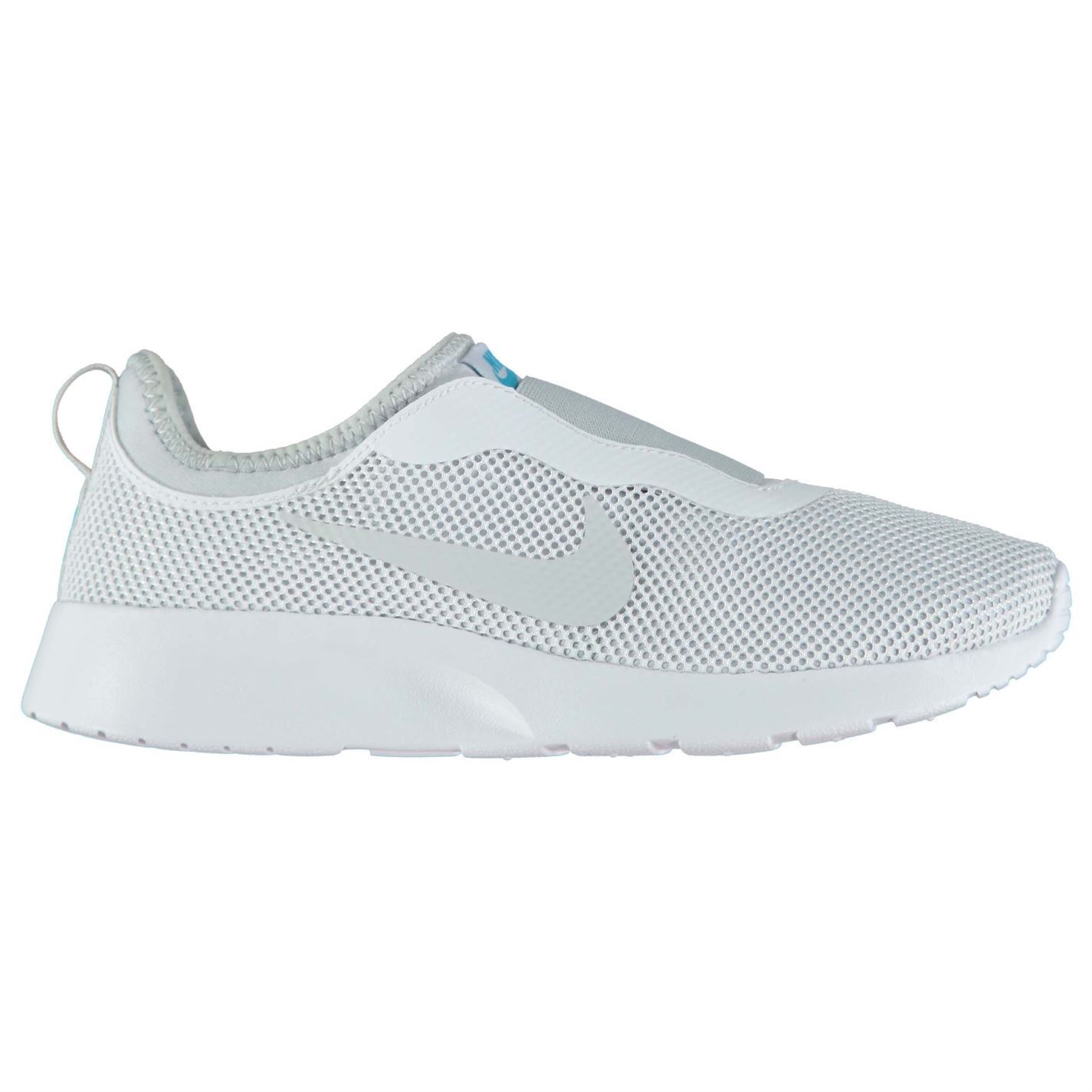 Nike Tanjun Slip On Trainers Womens White/Platinum Sports Trainers Sneakers Nike Tanjun Slip On Trainers Womens White/Platinum Sports Trainers Sneakers