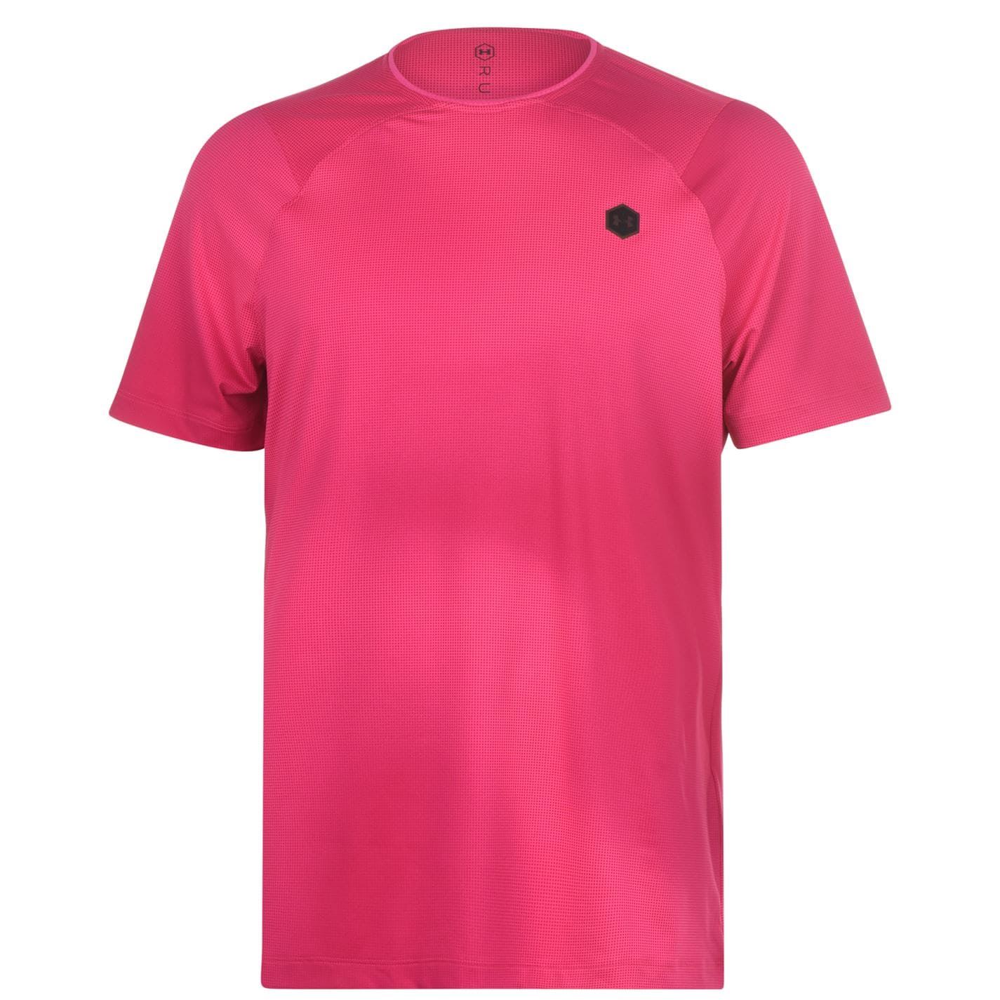mens pink under armour shirt