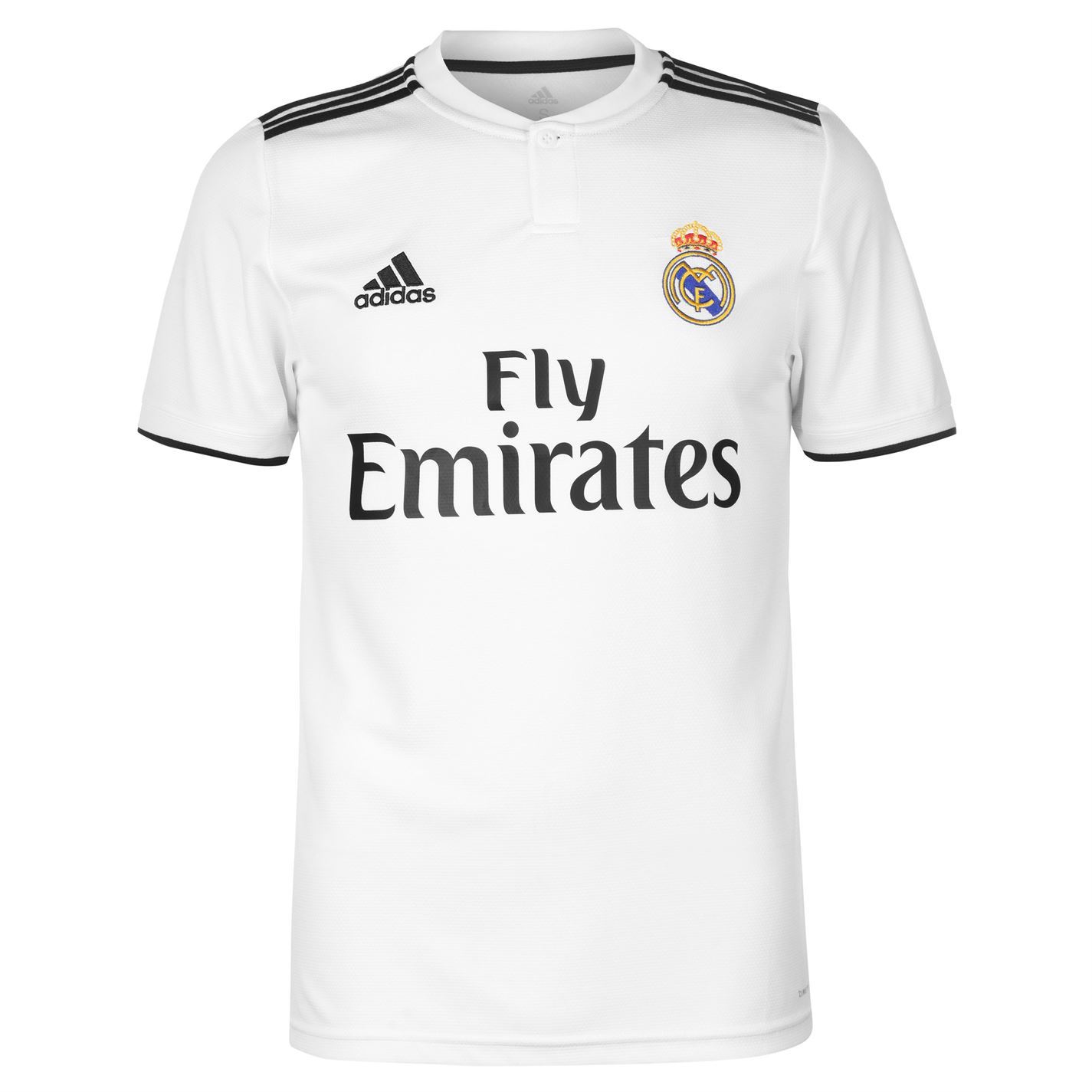 adidas Real Madrid Home Jersey 2018-19 Mens White Football ...