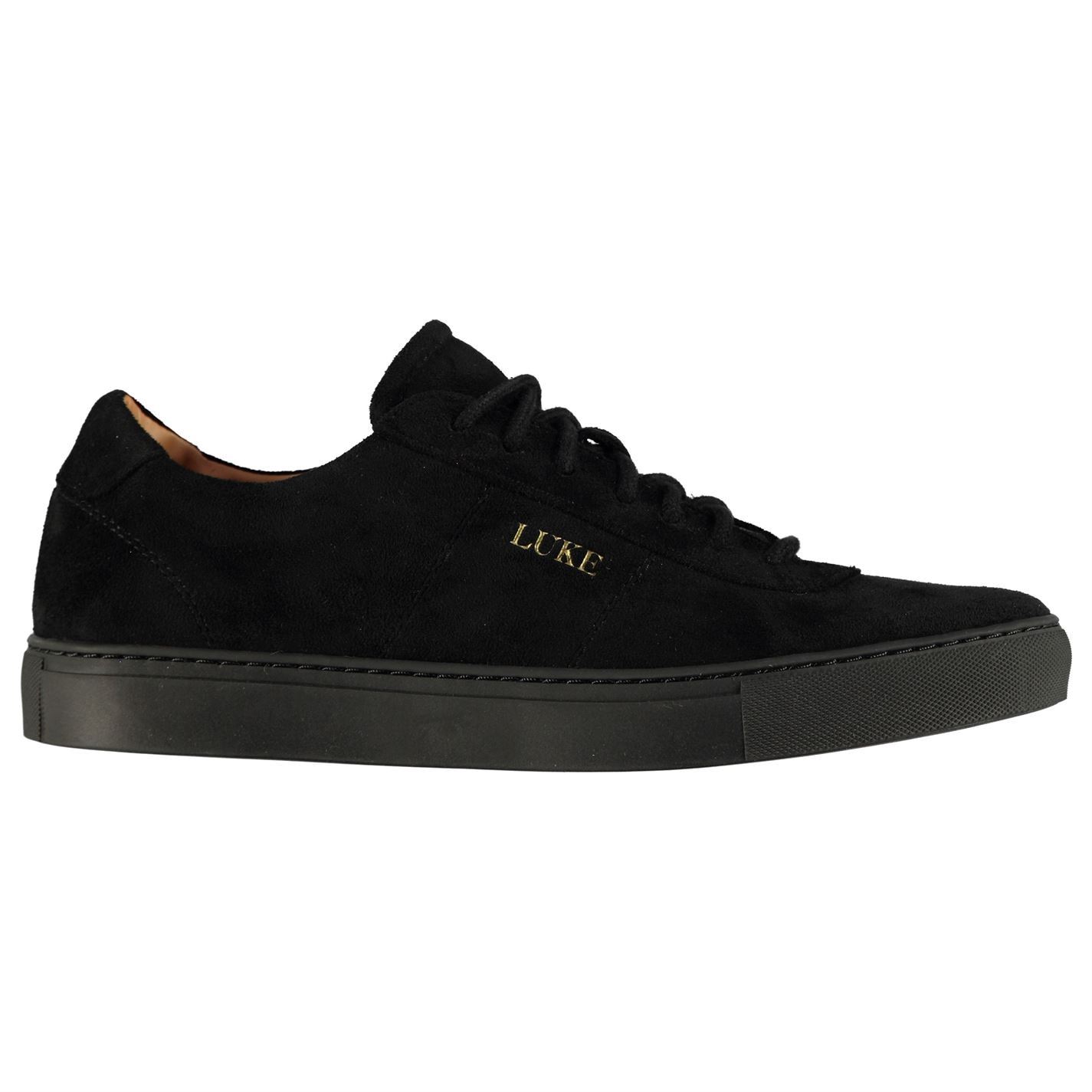 luke black trainers