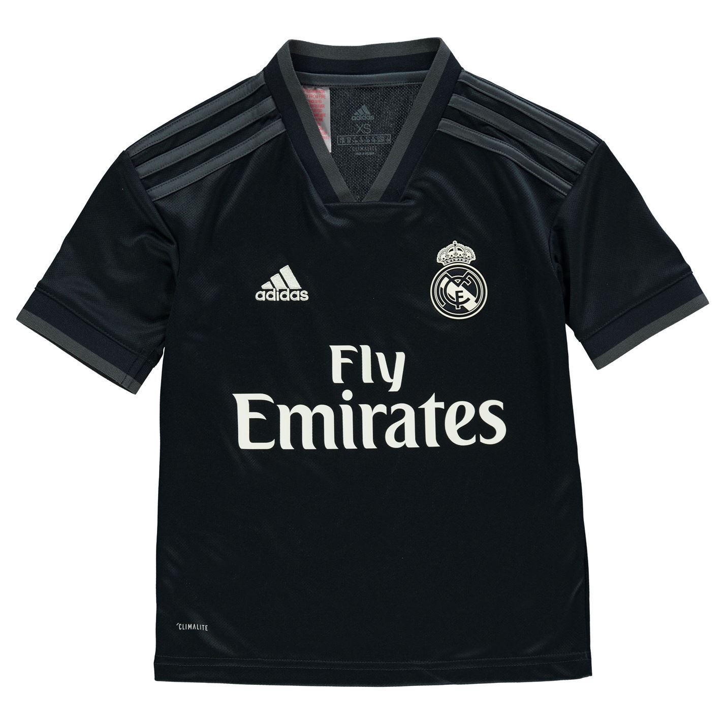 adidas Real Madrid Away Jersey 2018 2019 Juniors Grey Football ... adidas Real Madrid Away Jersey 2018 2019 Juniors Grey Football ...