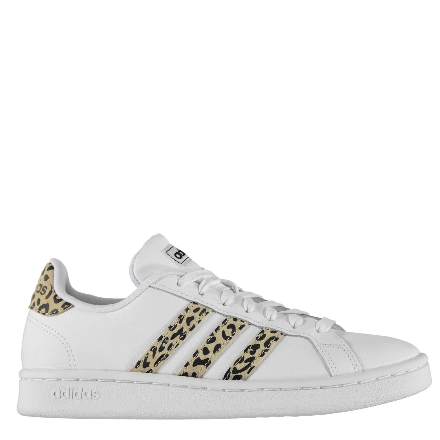 adidas white leopard sneakers