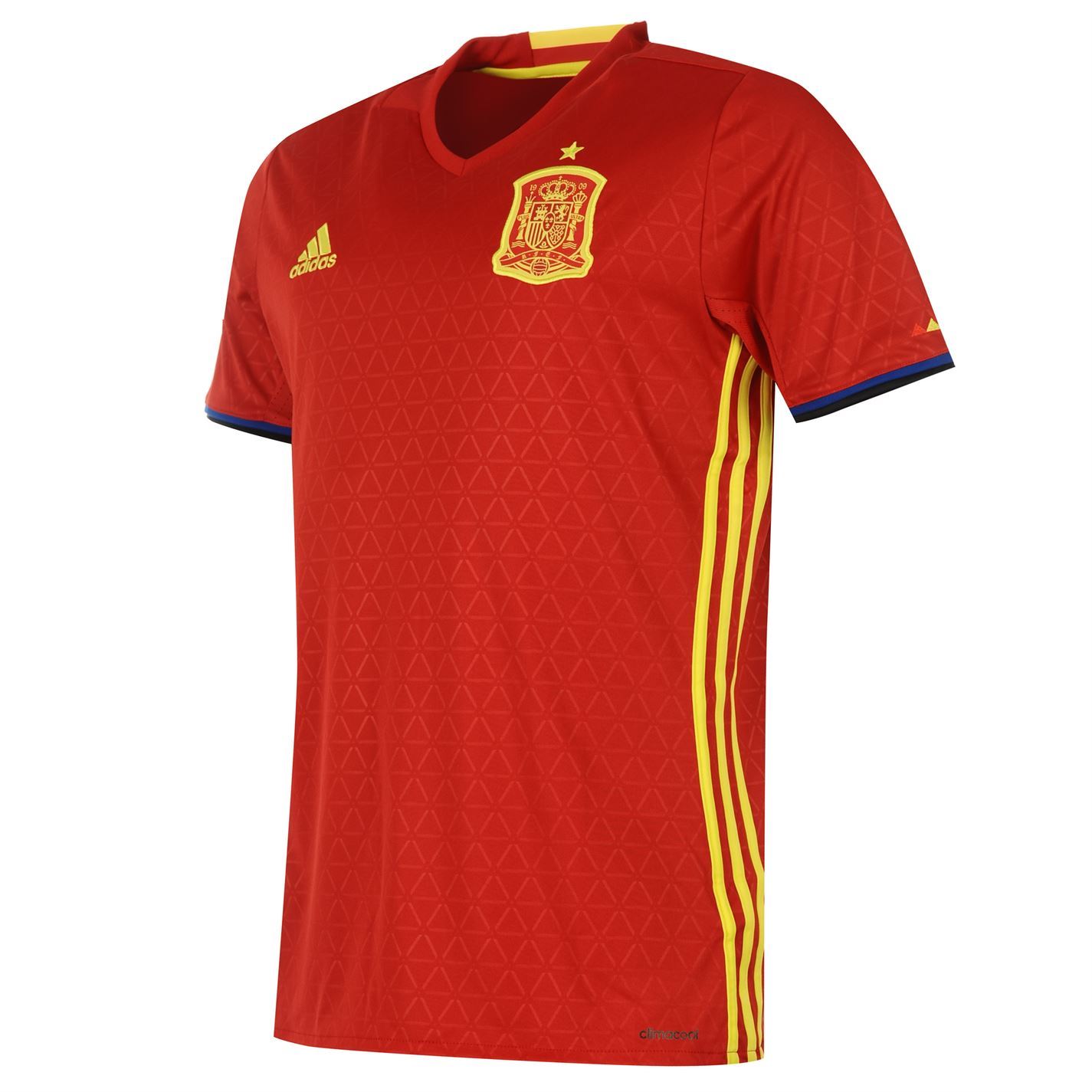 red and yellow football jersey