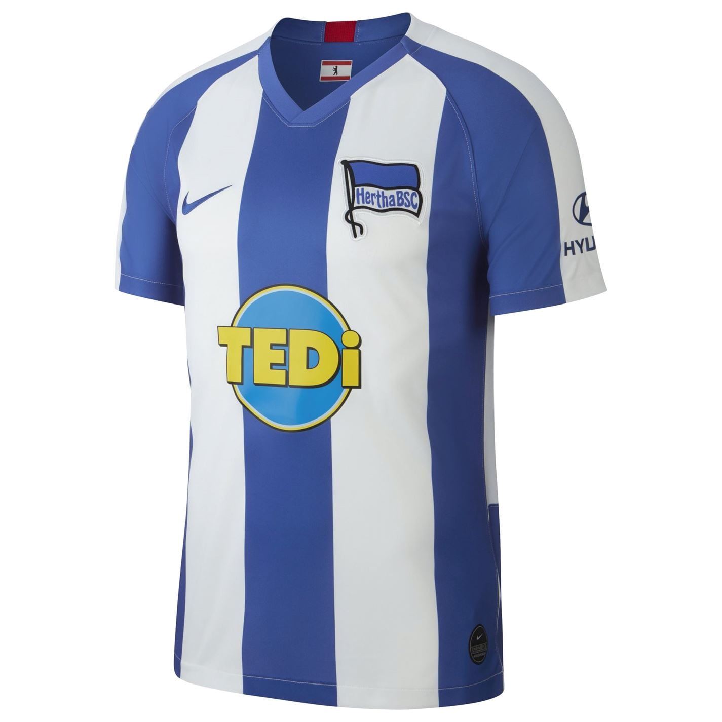 Nike Hertha Berlin Home Shirt 2019 20 Mens White/Blue ...
