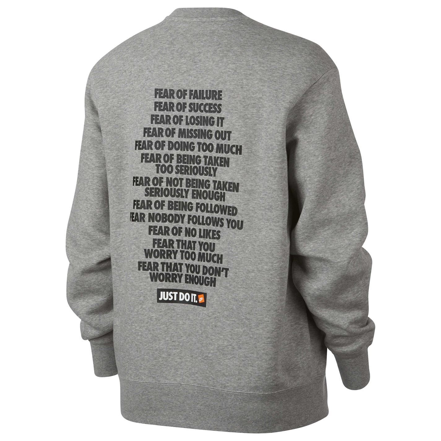 sudadera nike just do it mujer