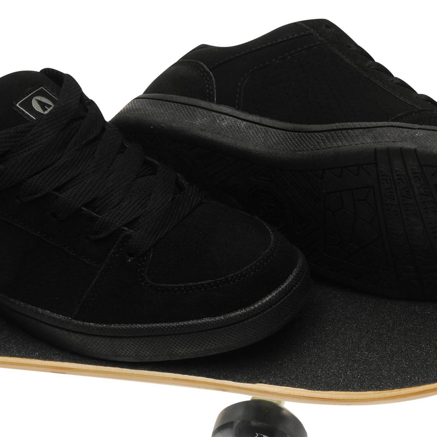 Airwalk Brock Skate Shoes Black Juniors Trainers Sneakers