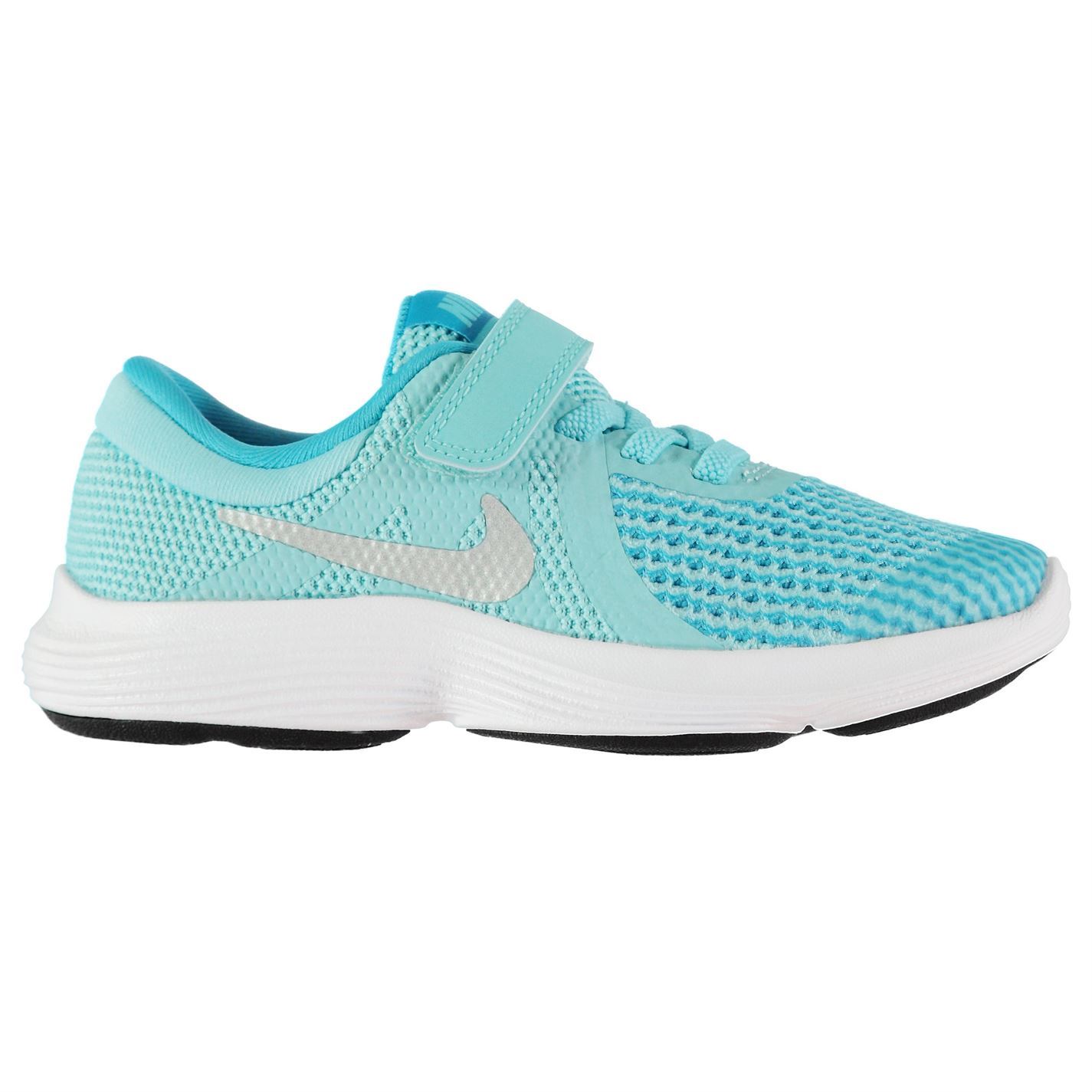 Nike Revolution 4 Child Girls Trainers BlueSilver Shoes Footwear Nike Revolution 4 Child Girls Trainers BlueSilver Shoes Footwear