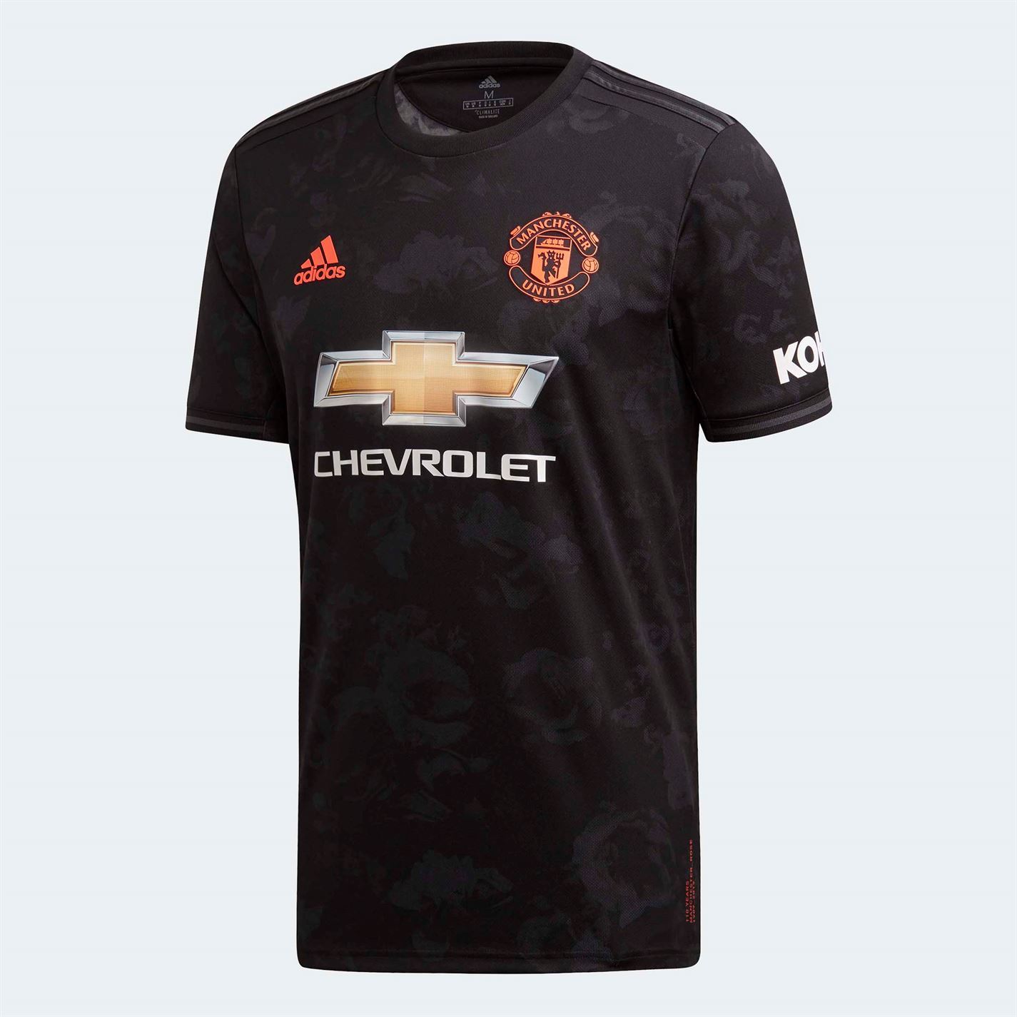 adidas Manchester United Third Shirt 2019 20 Mens Black ...