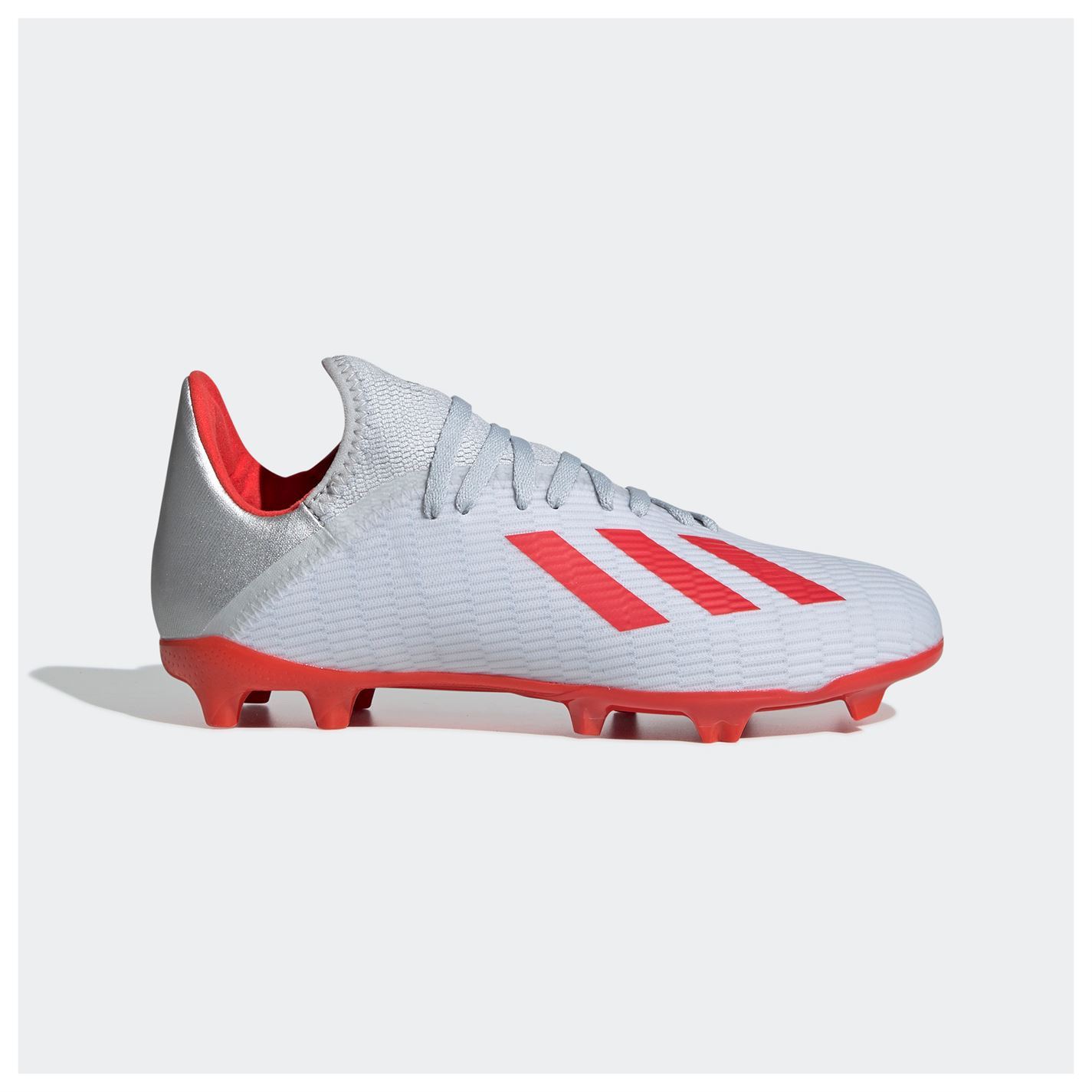 Adidas X 19 3 Firm Ground Fg Football Boots Childrens Silver