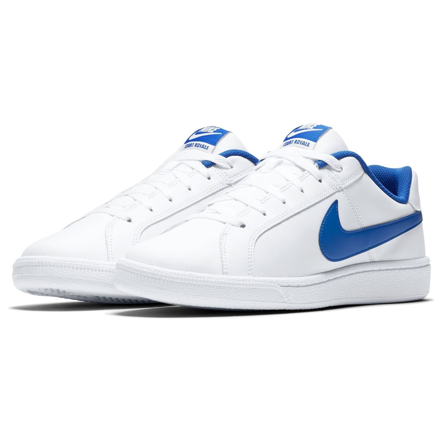 nike court royale blue white