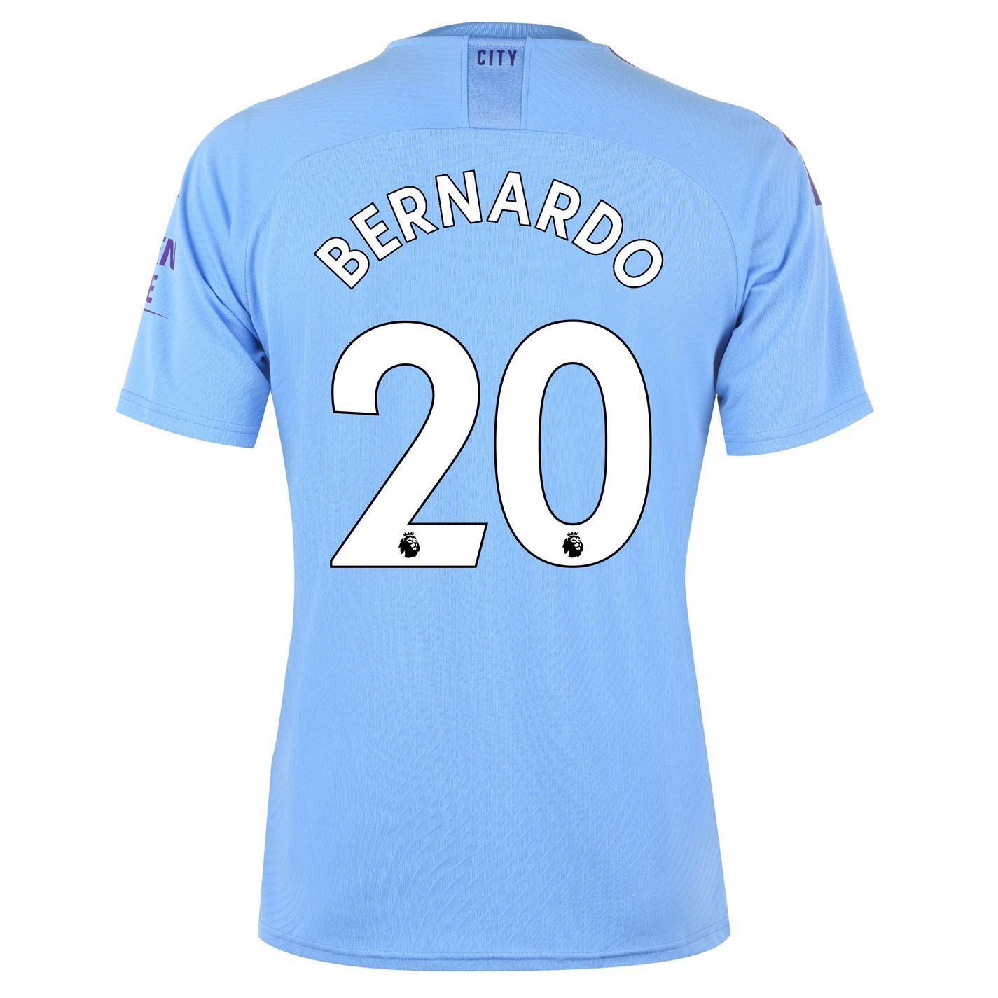Puma Manchester City B Silva Home Shirt 2019 20 Mens Blue ...