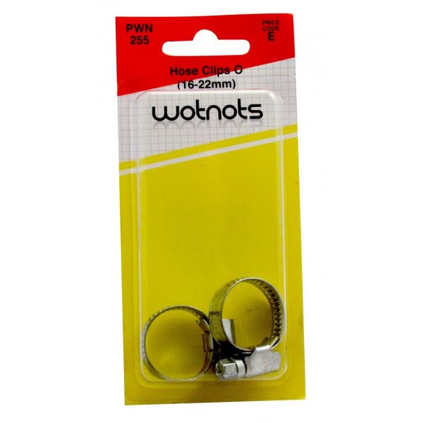 Box of 10-0MS Jubilee Hose Clips M//S 0 16-22mm