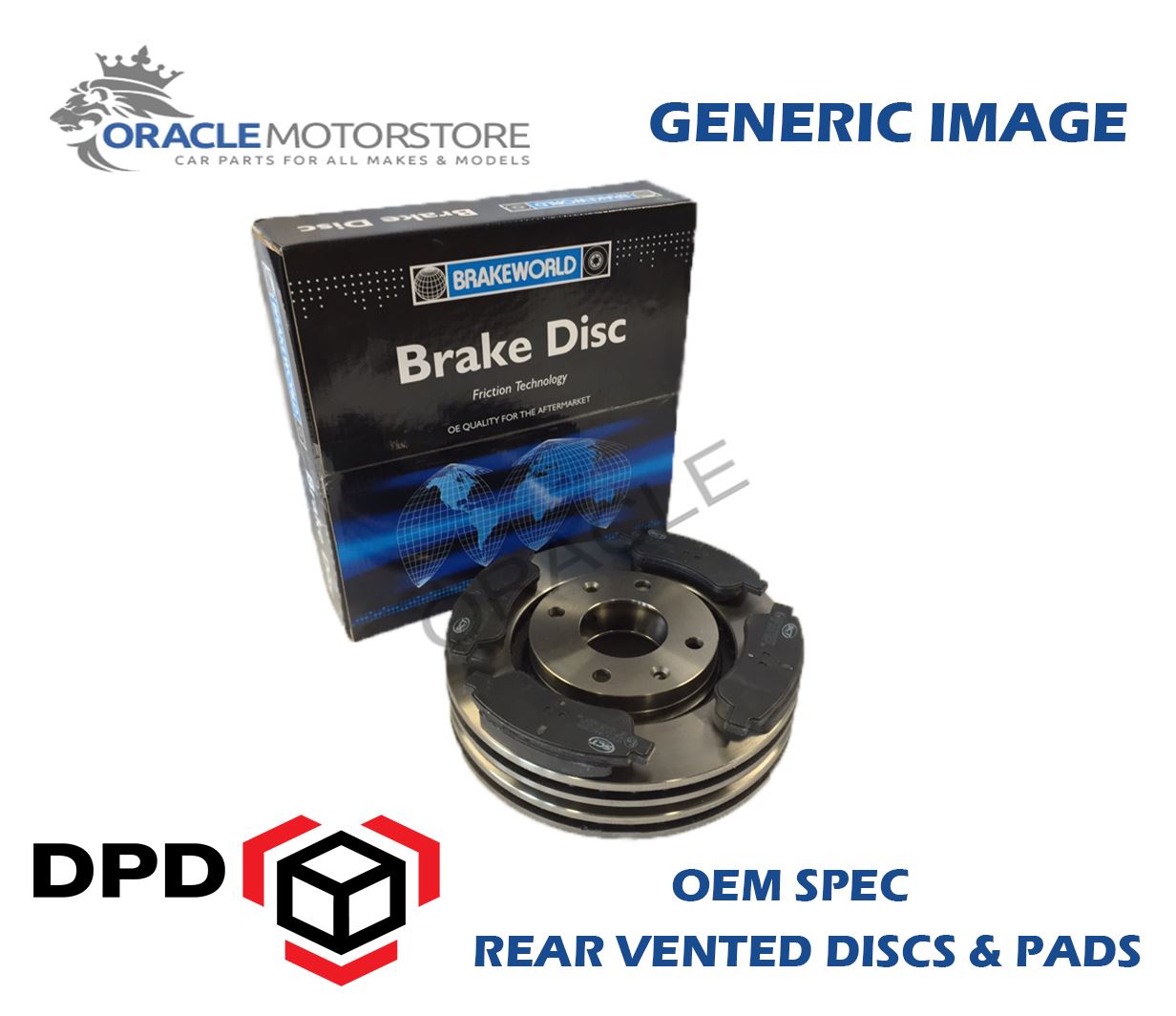 2004-06 Z50 BLUEPRINT REAR DISCS AND PADS 308mm FOR NISSAN MURANO 3.5