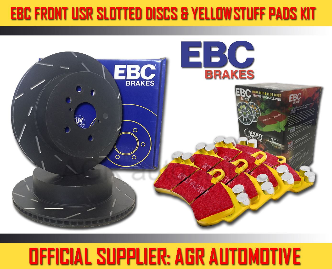 DP41383R EBC Yellowstuff Front Brake Pads fit ABARTH FIAT LANCIA