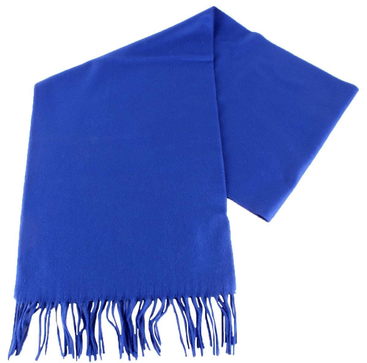 Fraas Mens Plain Scarf Royal Blue eBay