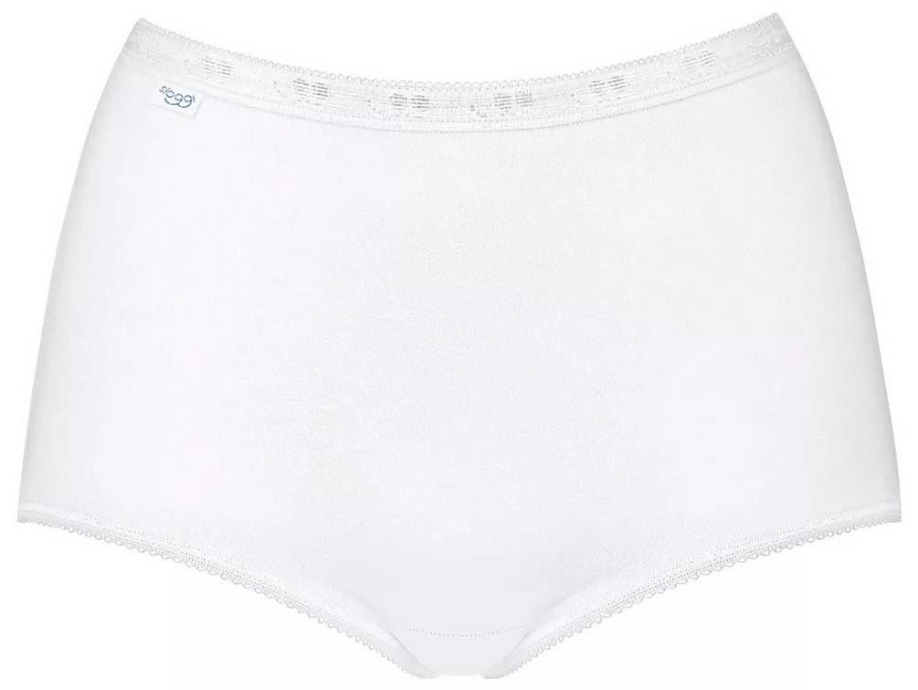 Sloggi Aux femmes Basic+ Plaine Coton Slips - blanc