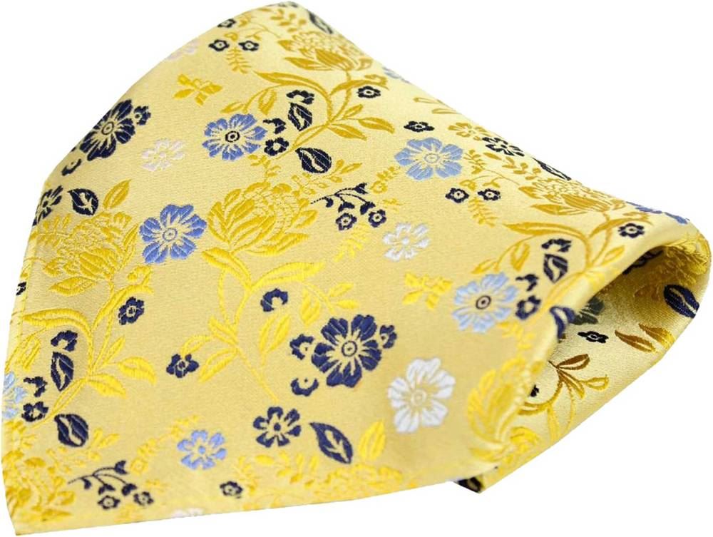 Black//Pink Posh and Dandy Mens Floral Luxury Silk Pocket Square