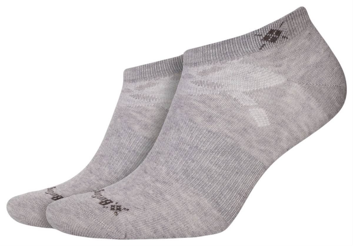 Burlington Womens Everyday 2-Pack Sneaker Socks - Light Grey