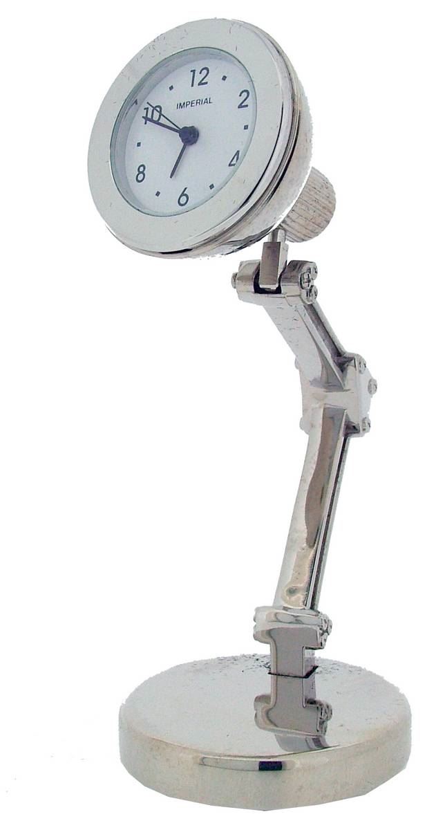 study lamp with clock