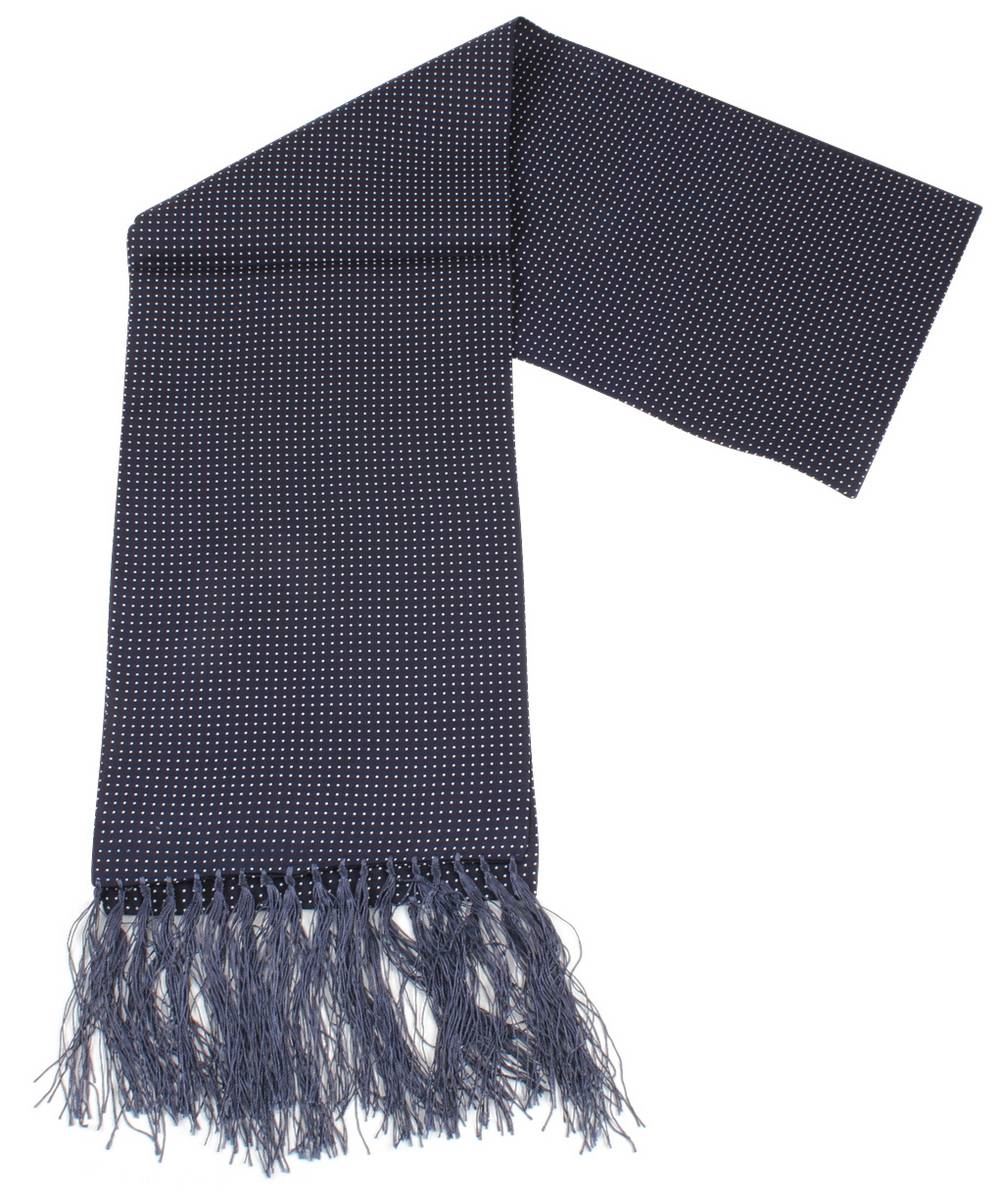 Knightsbridge Neckwear Mens Pin Dot Dress Scarf - Navy