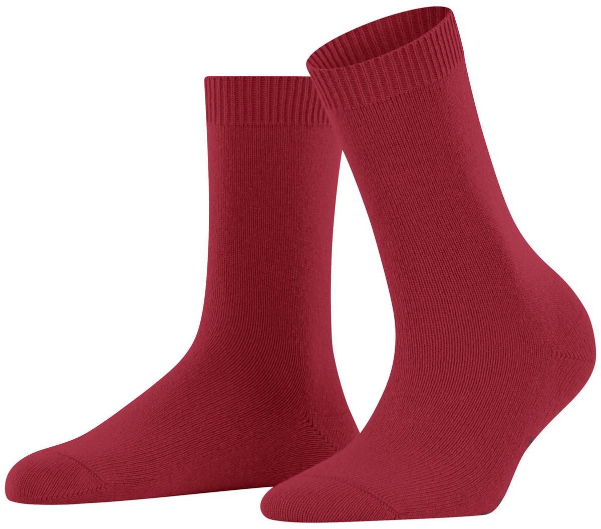 Falke Womens Cosy Wool Socks - Scarlet Red - Picture 2 of 2