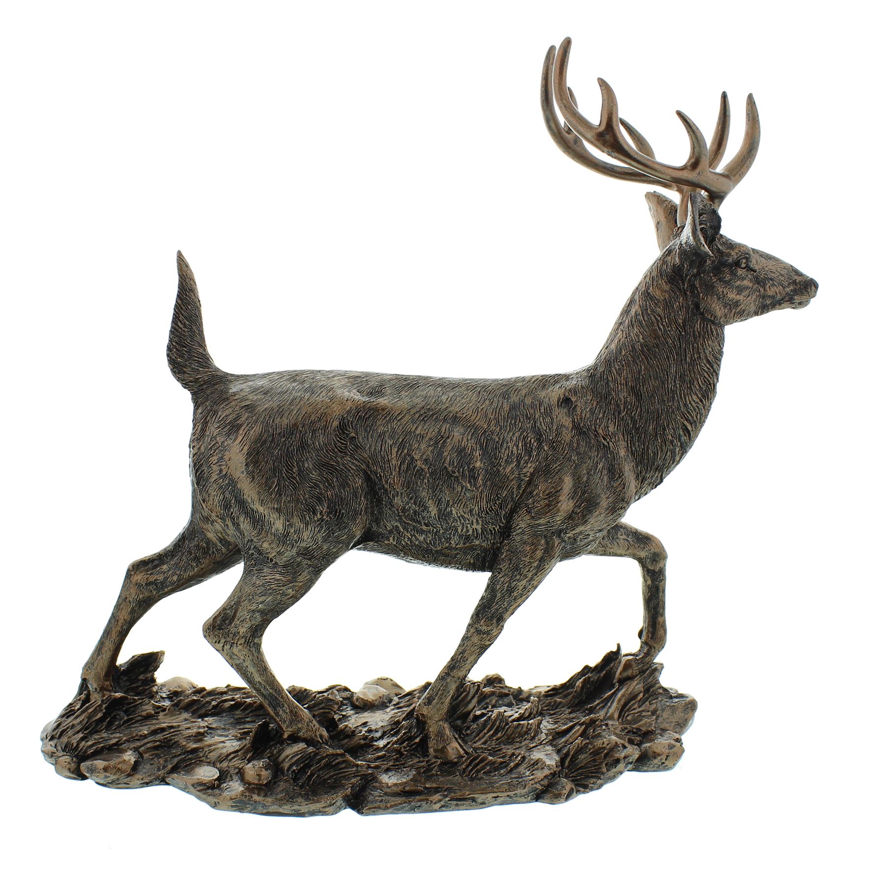 Leonardo Bronzed Reflections STAG /& DEER Resin Ornament New Boxed Gift LP43368