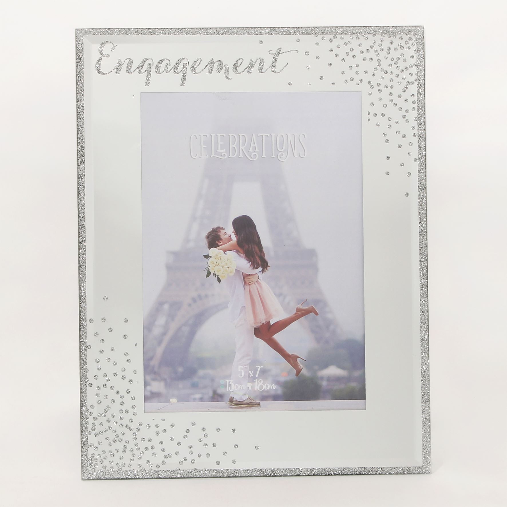 Celebrations Engagement Sparkle Frame 5/" x 7/"