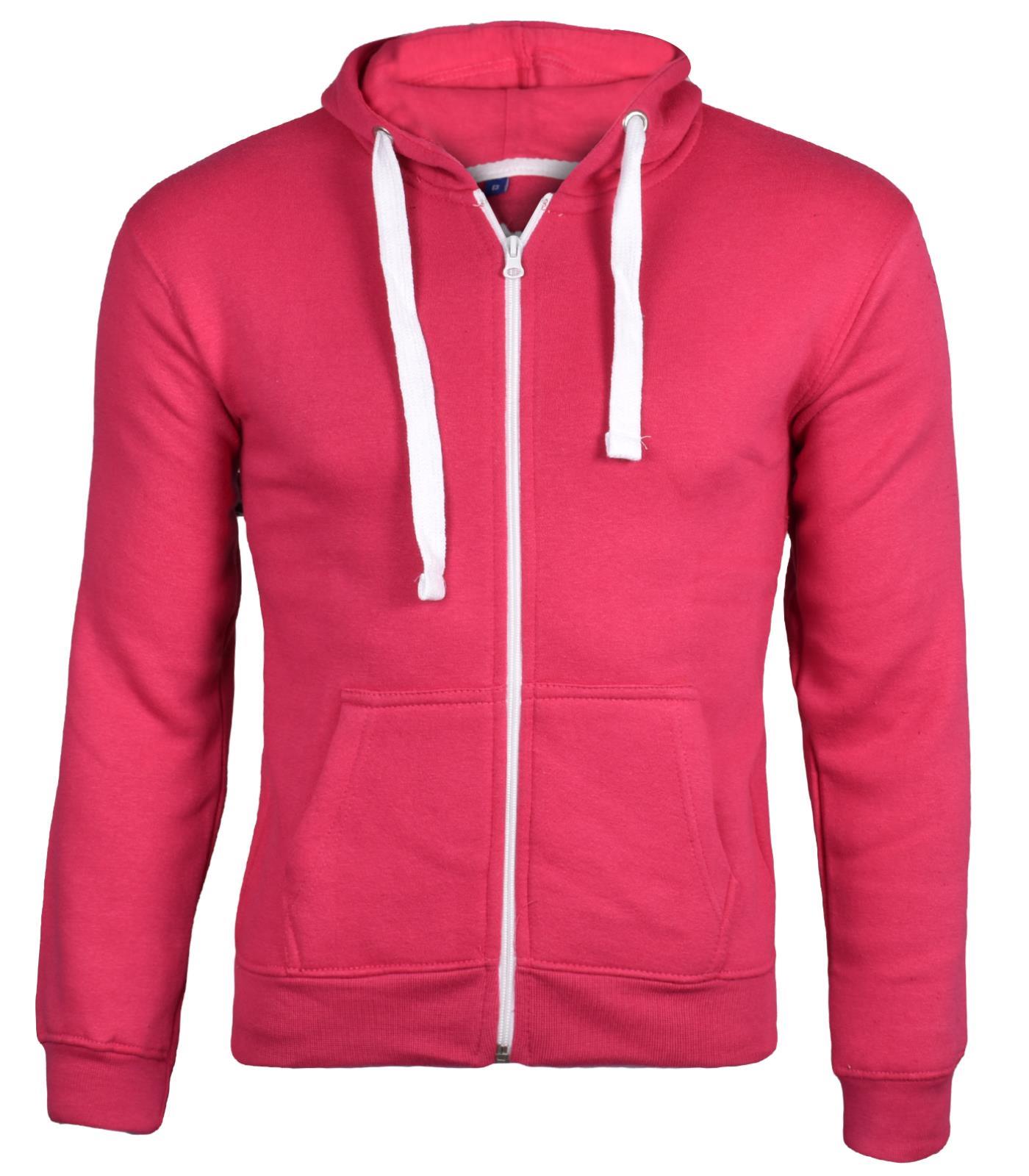 Kids Zip up Hoodie Sweatshirts PE School Jumpers Fleece Hoodies For Boys Girls - Picture 182 of 264