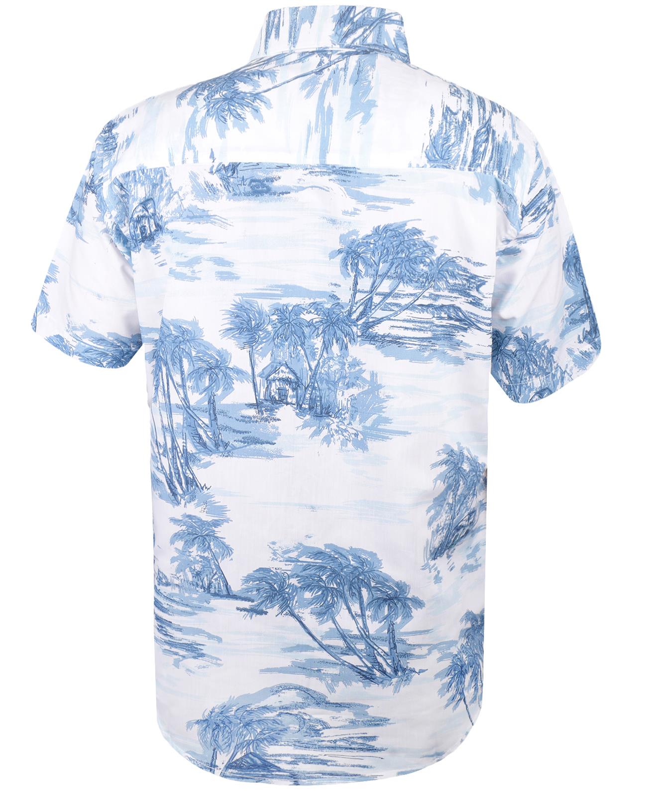 Camisa Hawaiana Para Hombres Playa Palmera Floral Vacaciones de Verano Camisas Manga Corta - Imagen 26 de 28