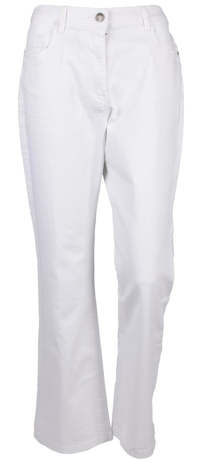 Pantalones de mezclilla elásticos acampanados acampanados con corte bota para mujer - Imagen 27 de 30