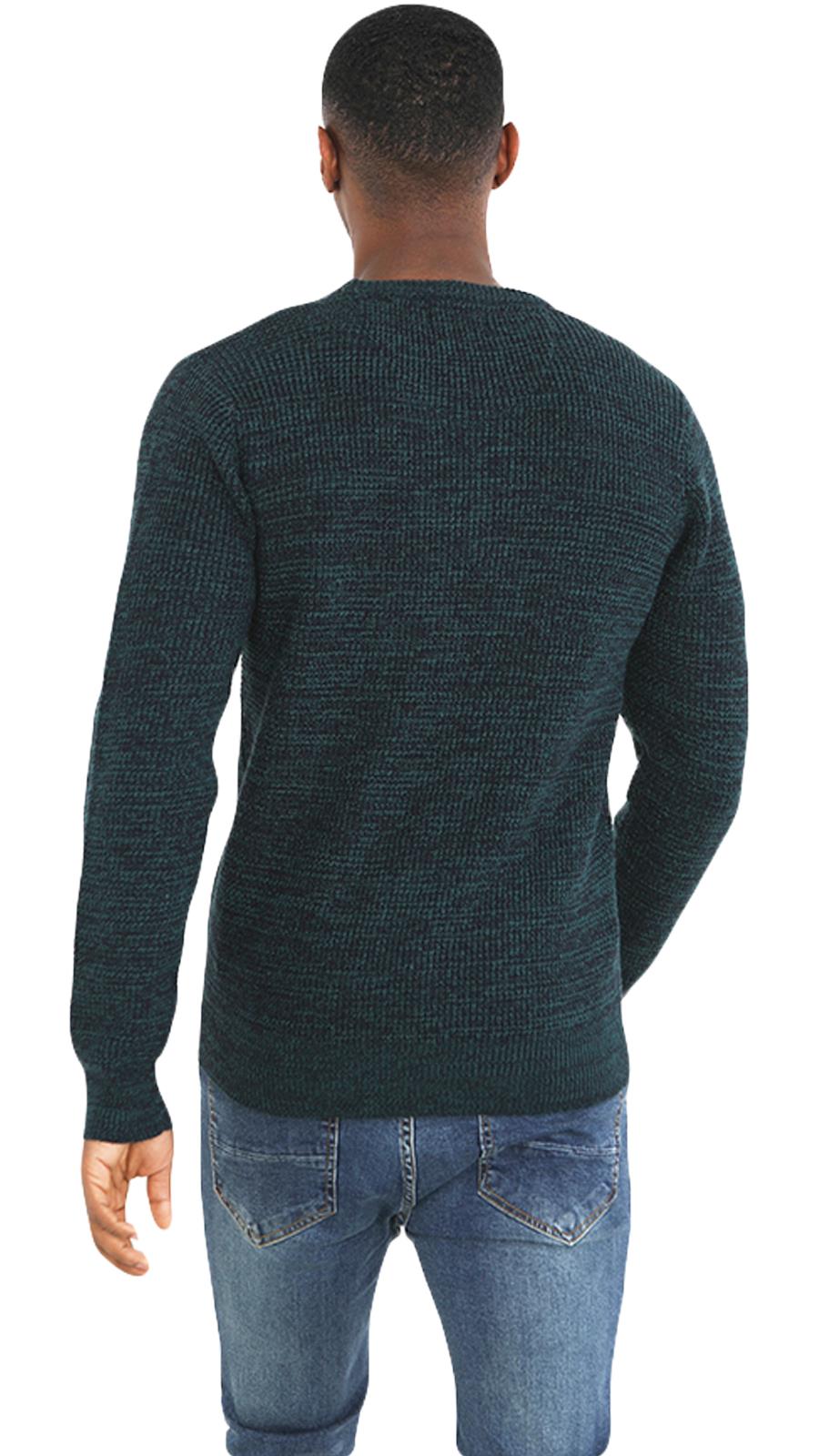 Brave Soul Mens Cable Knit Fisherman Knitted Jumper Weave Warm Pullover Sweater - Picture 20 of 51