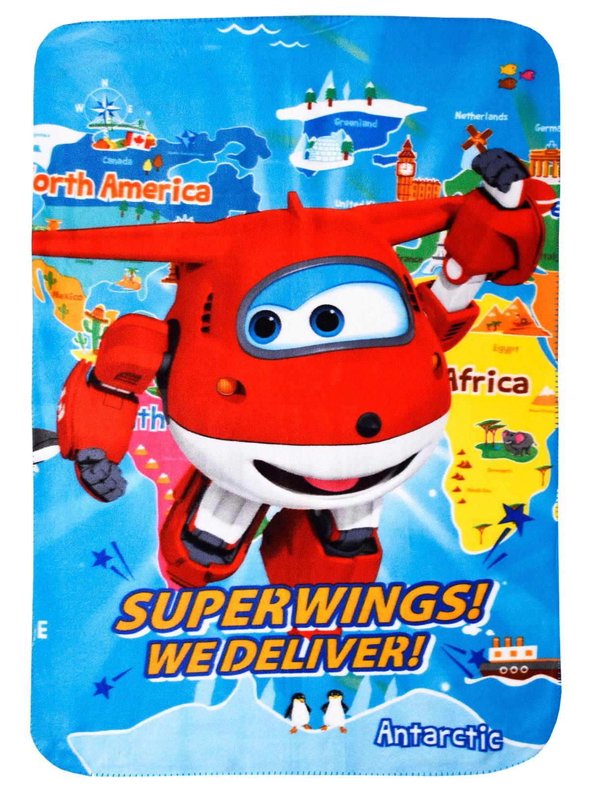 2&4Pack Kids Fleece Blanket Throw Over Super Soft Novelty Character Bed Blanket - Picture 19 of 27