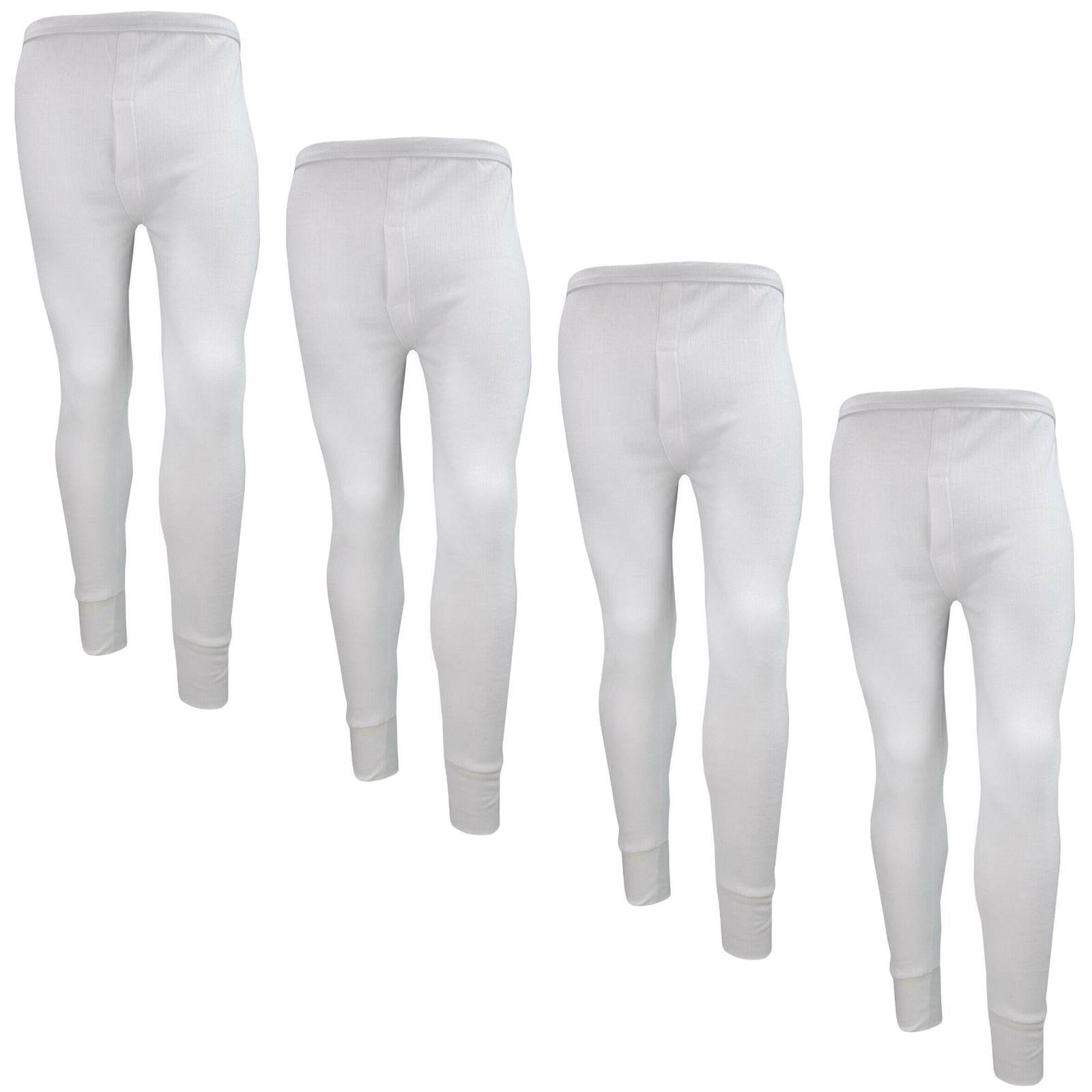 3, 4, 6 Pack Mens Thermal Long Johns Bottoms Winter Warm Underwear Baselayer - Picture 14 of 18