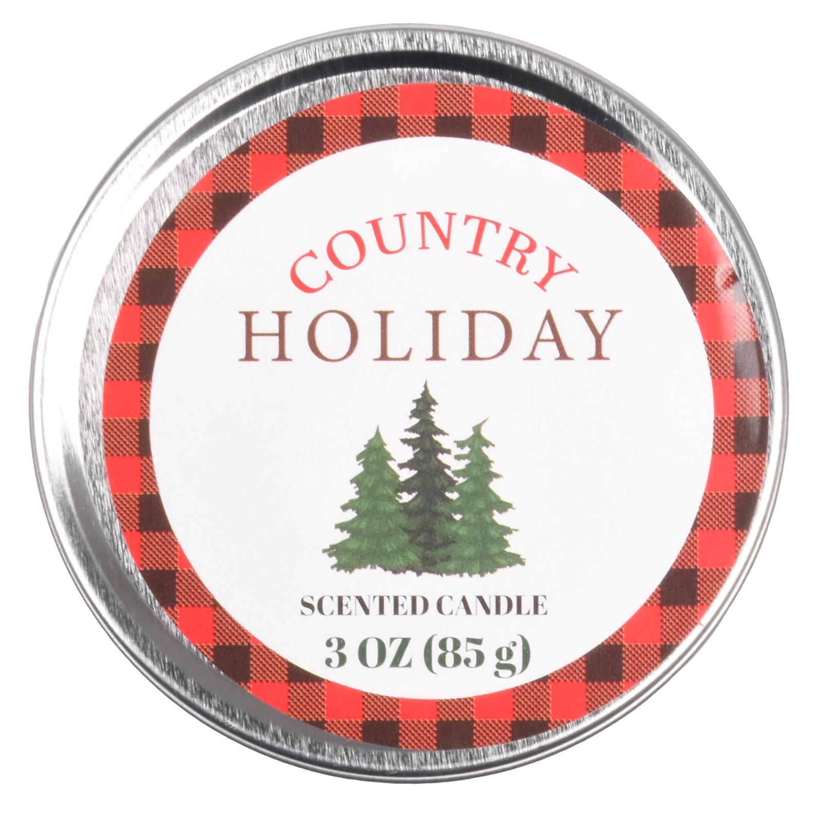 Scented Candles New Set of 3 Festive Christmas Decorative Tin Xmas Gift set - Picture 58 of 99