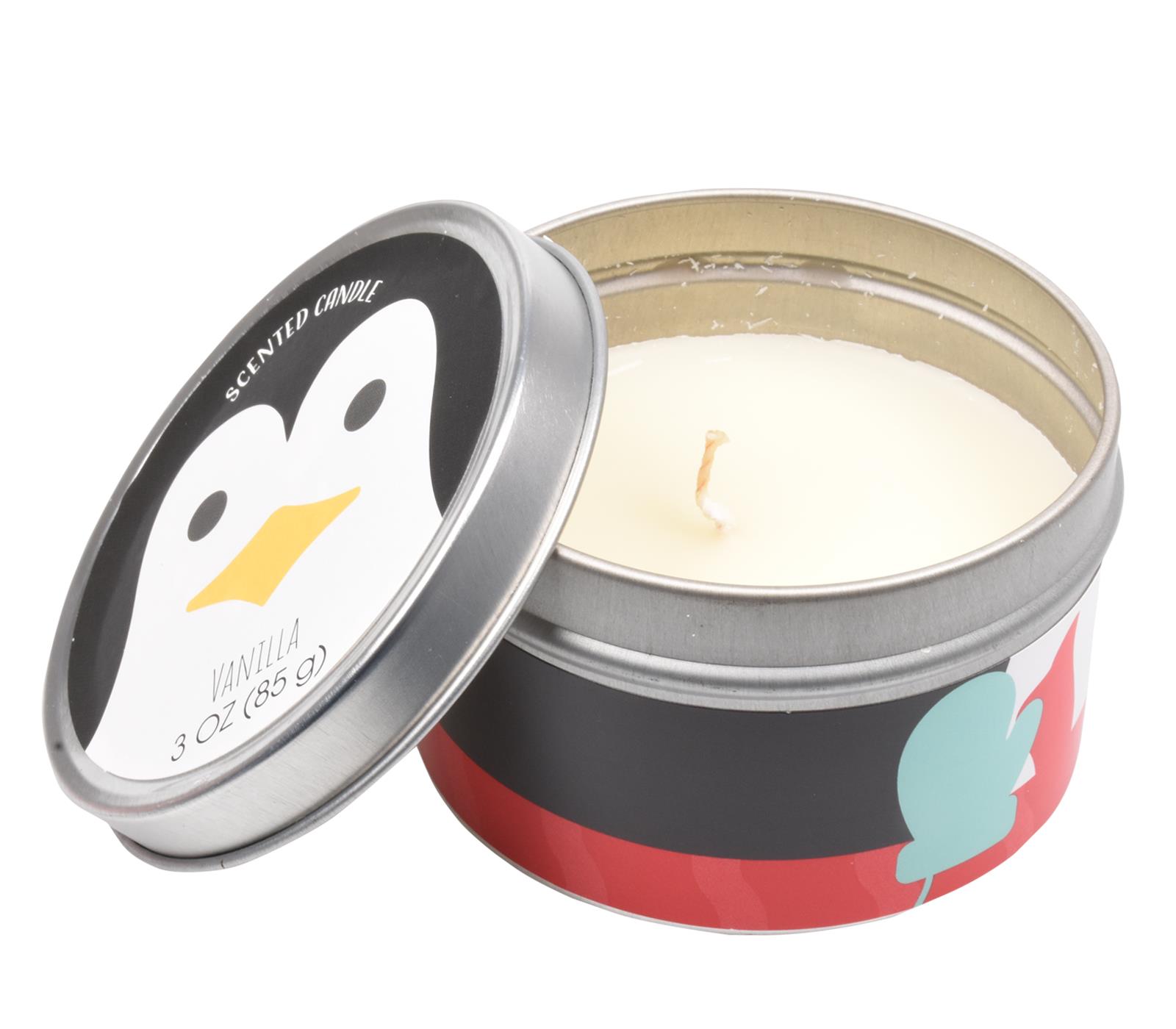 Scented Candles New Set of 3 Festive Christmas Decorative Tin Xmas Gift set - Picture 23 of 99