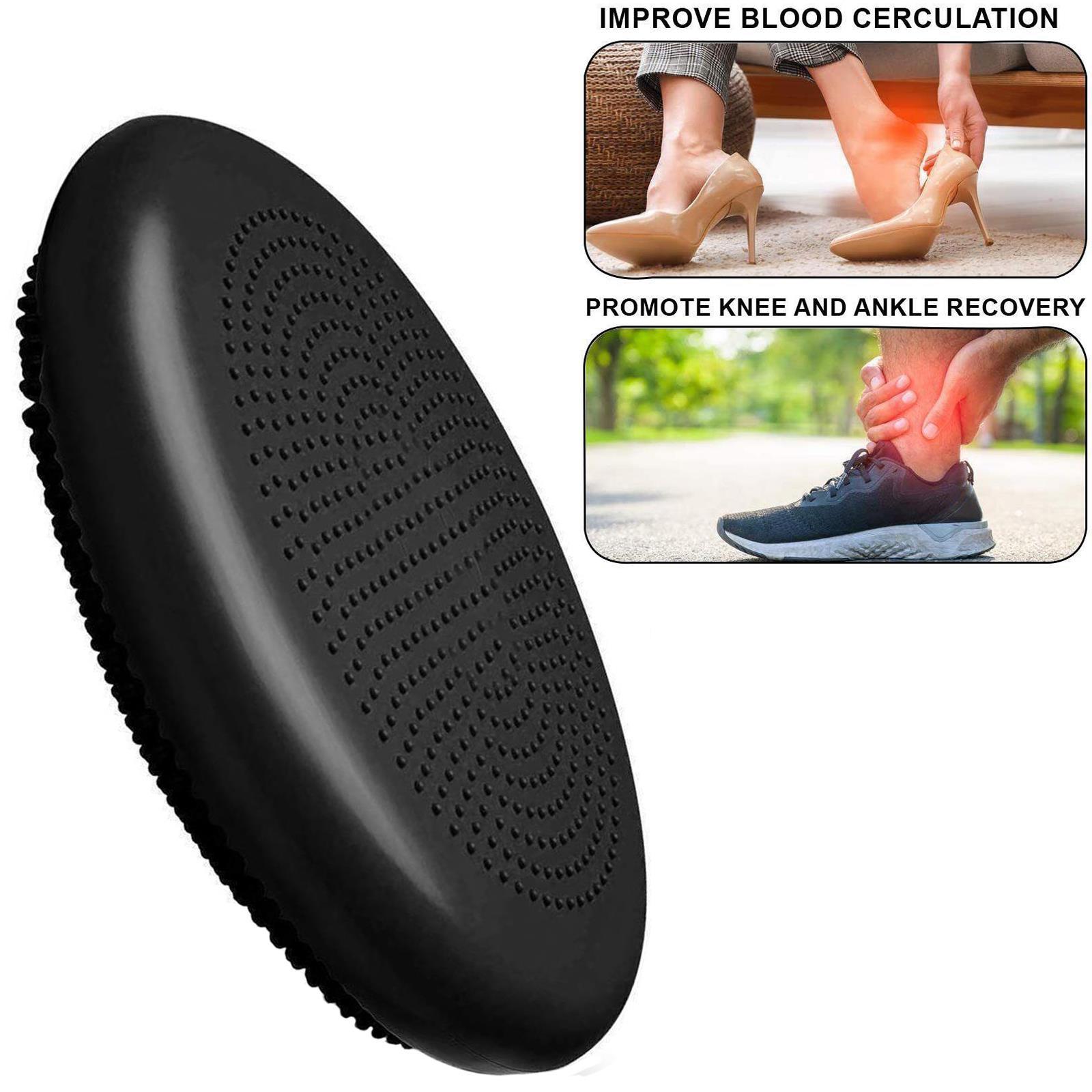 Cojín inflable de equilibrio oscilante disco de estabilidad yoga tabla de aire ayuda de entrenamiento - Imagen 10 de 16