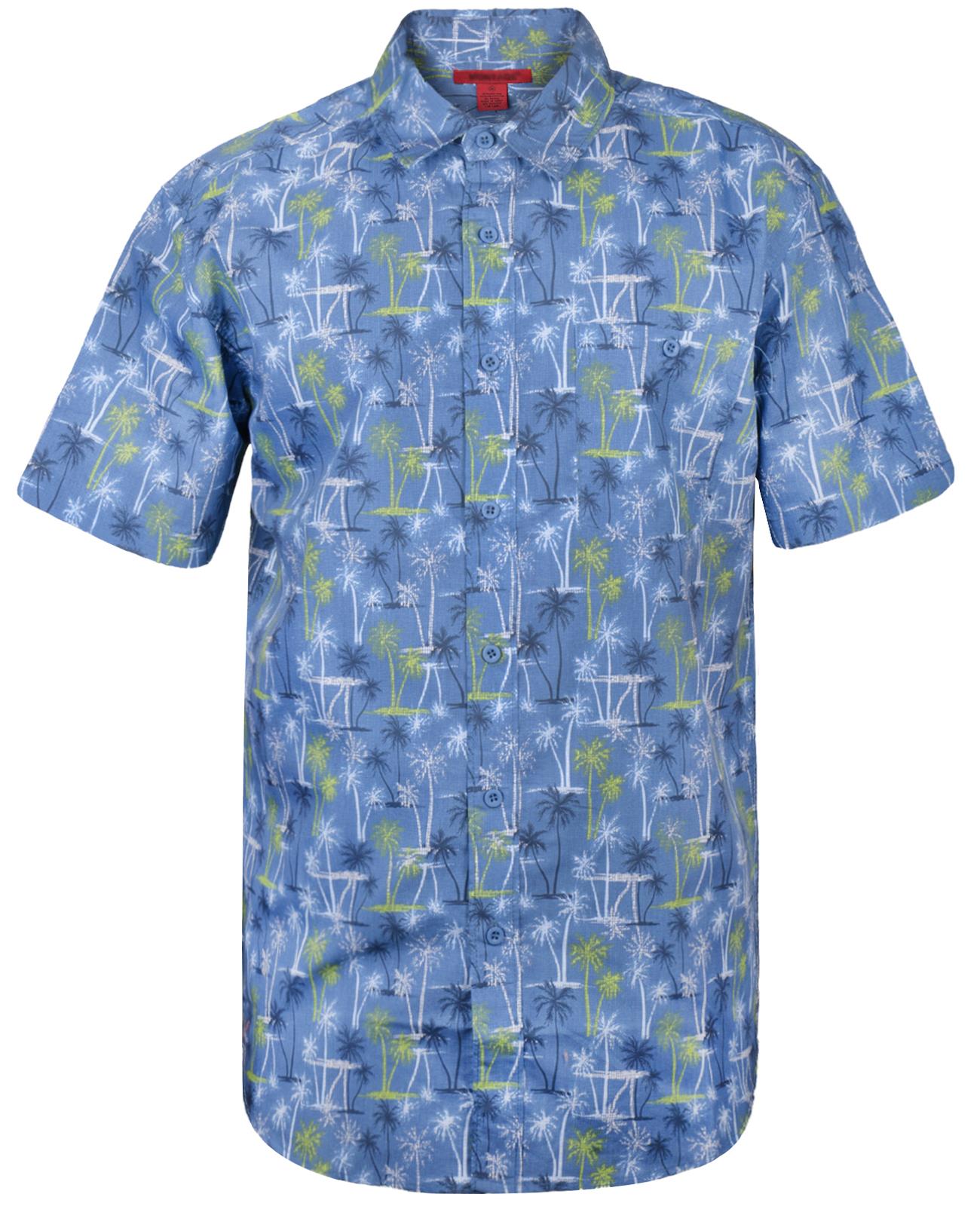 Camisa Hawaiana Para Hombres Playa Palmera Floral Vacaciones de Verano Camisas Manga Corta - Imagen 6 de 28