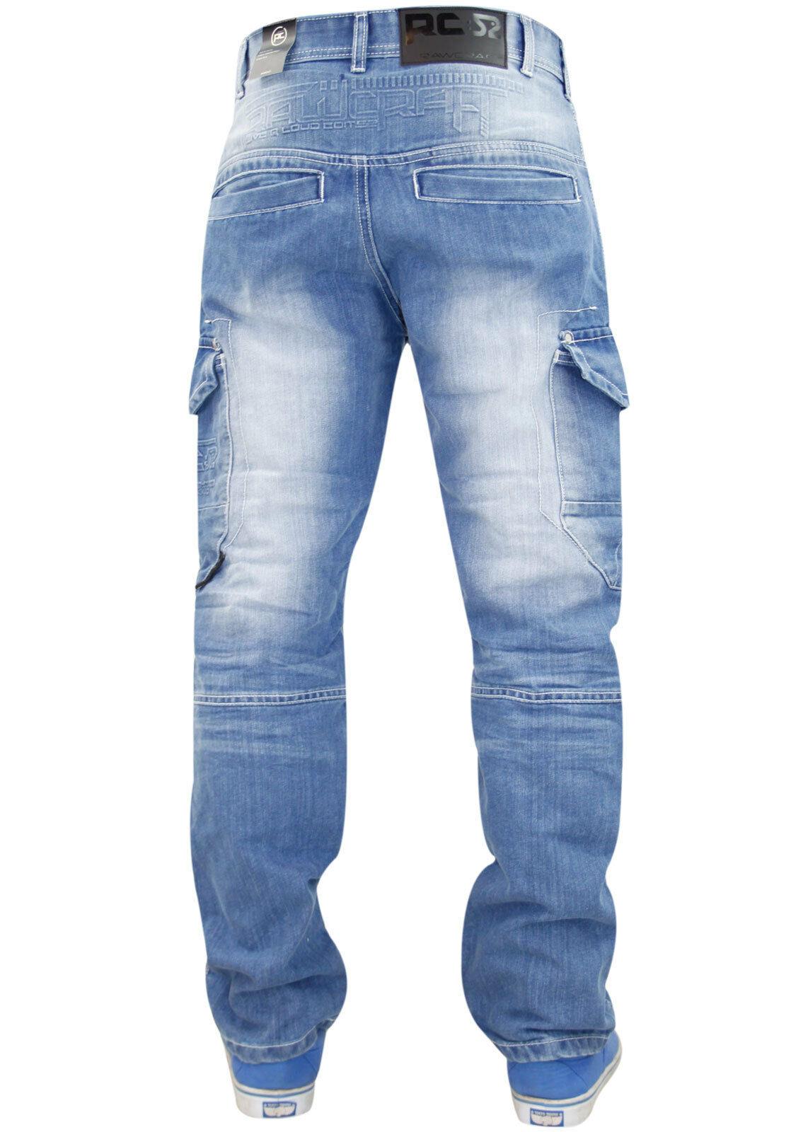 Pantalones de mezclilla informales Rawcraft para hombre rectos Vanqsh Chilrob Darhust - Imagen 13 de 13