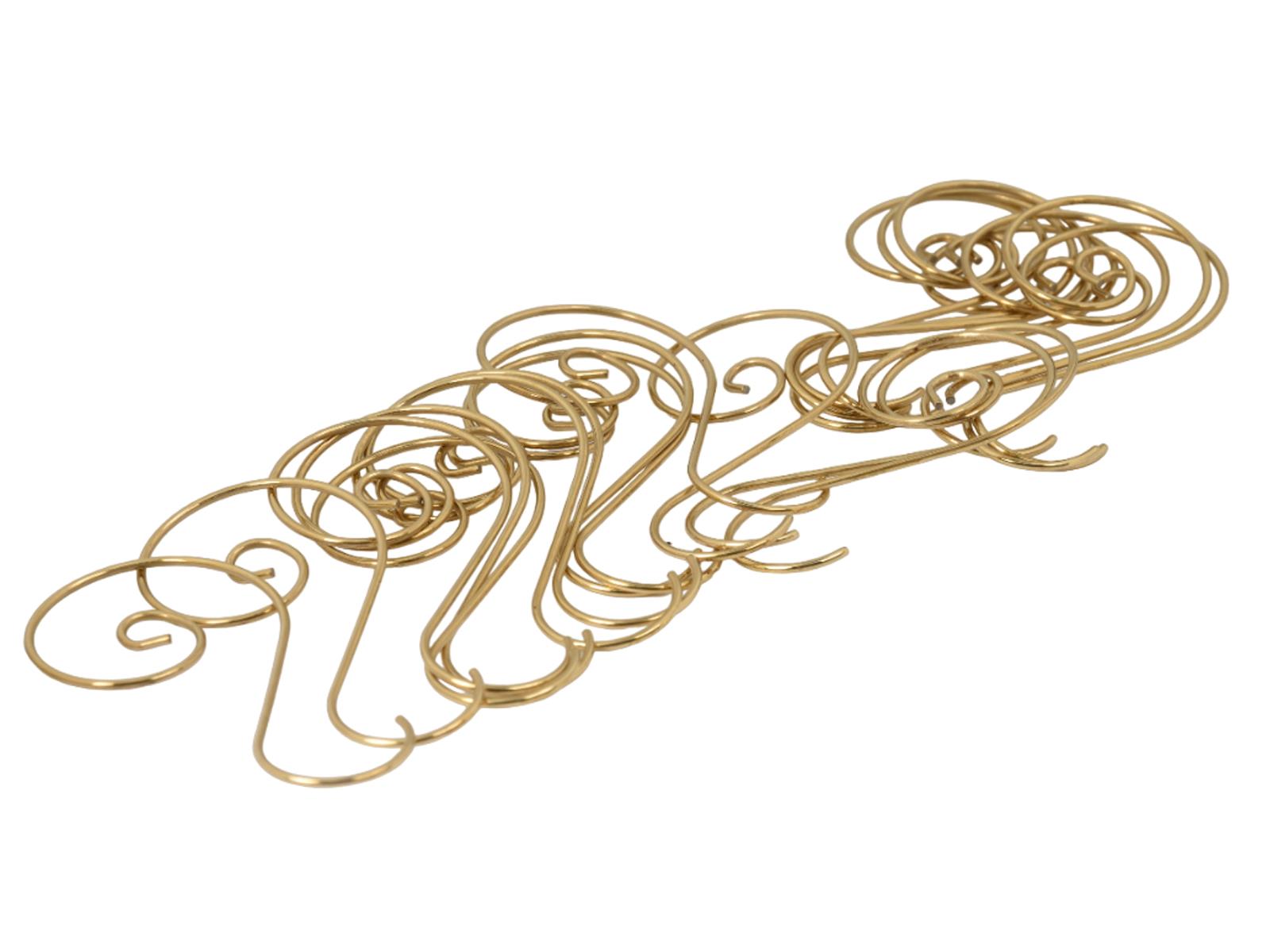 80,100,200 piezas ganchos de metal para árbol de Navidad adorno en forma de S colgador colgante Bauble - Imagen 11 de 58