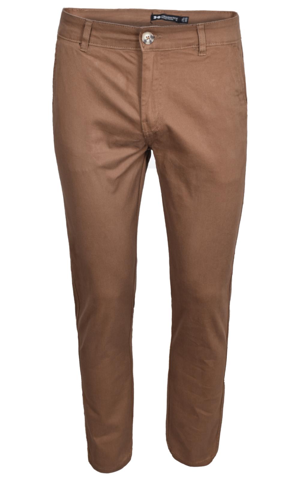 Pantalones de mezclilla CROSSHATCH para hombre elásticos chinos de diseñador informales de trabajo baratos - Imagen 30 de 74