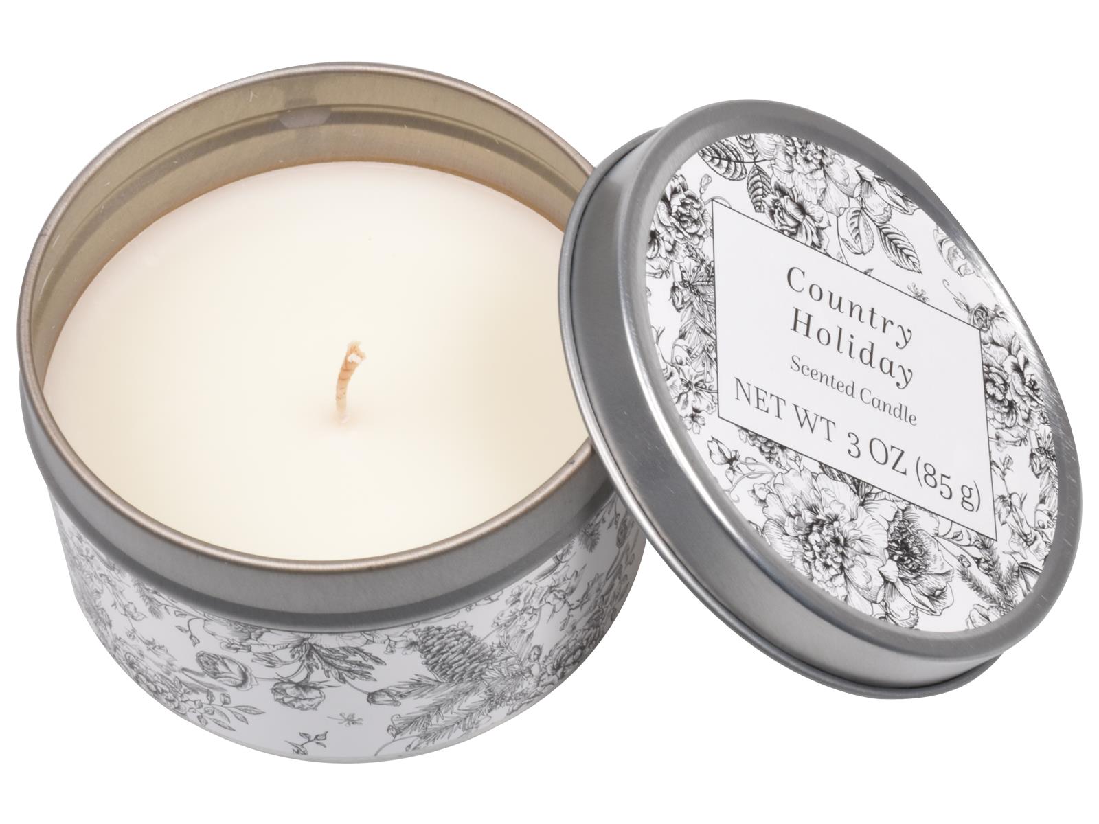 Scented Candles New Set of 3 Festive Christmas Decorative Tin Xmas Gift set - Picture 75 of 99