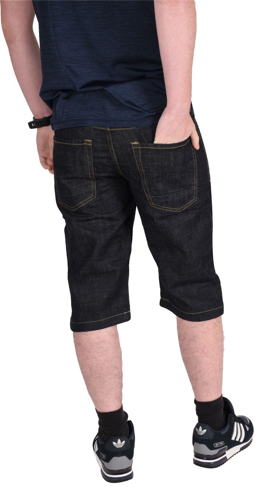 Mens Denim Bermuda Shorts Slim Fit Summer Beach Casual Jeans Half Pants 32-34 - Picture 12 of 14