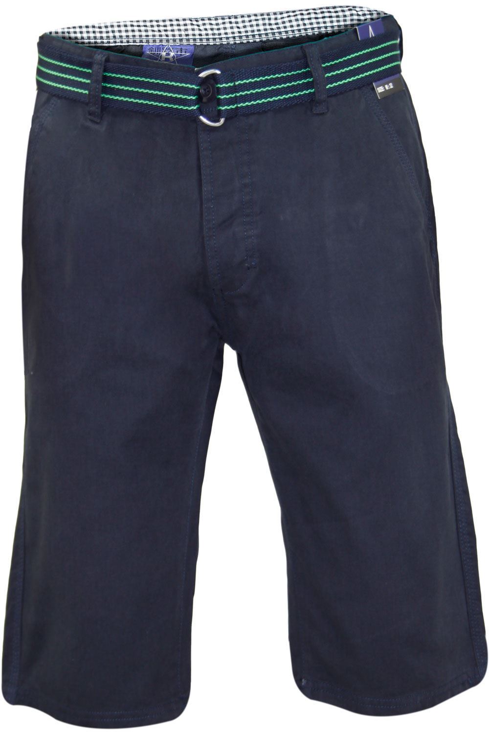 Herren Chino Shorts Freizeit Halb Hose 100% Baumwolle Sommer Jeans Frei Webgürtel - Bild 15 von 79
