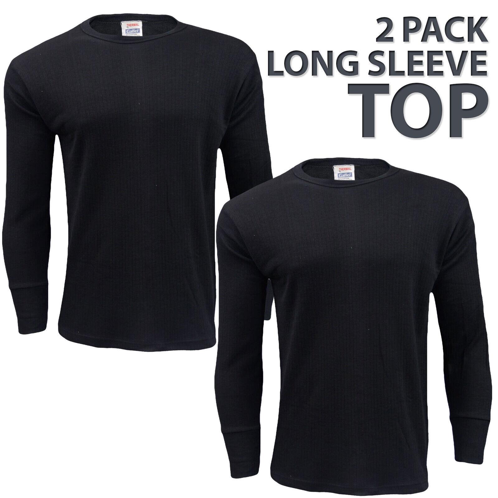 2 x Full Set Mens Thermal Underwear Half Long Sleeve Vest Top Bottom Long Johns - Picture 14 of 38