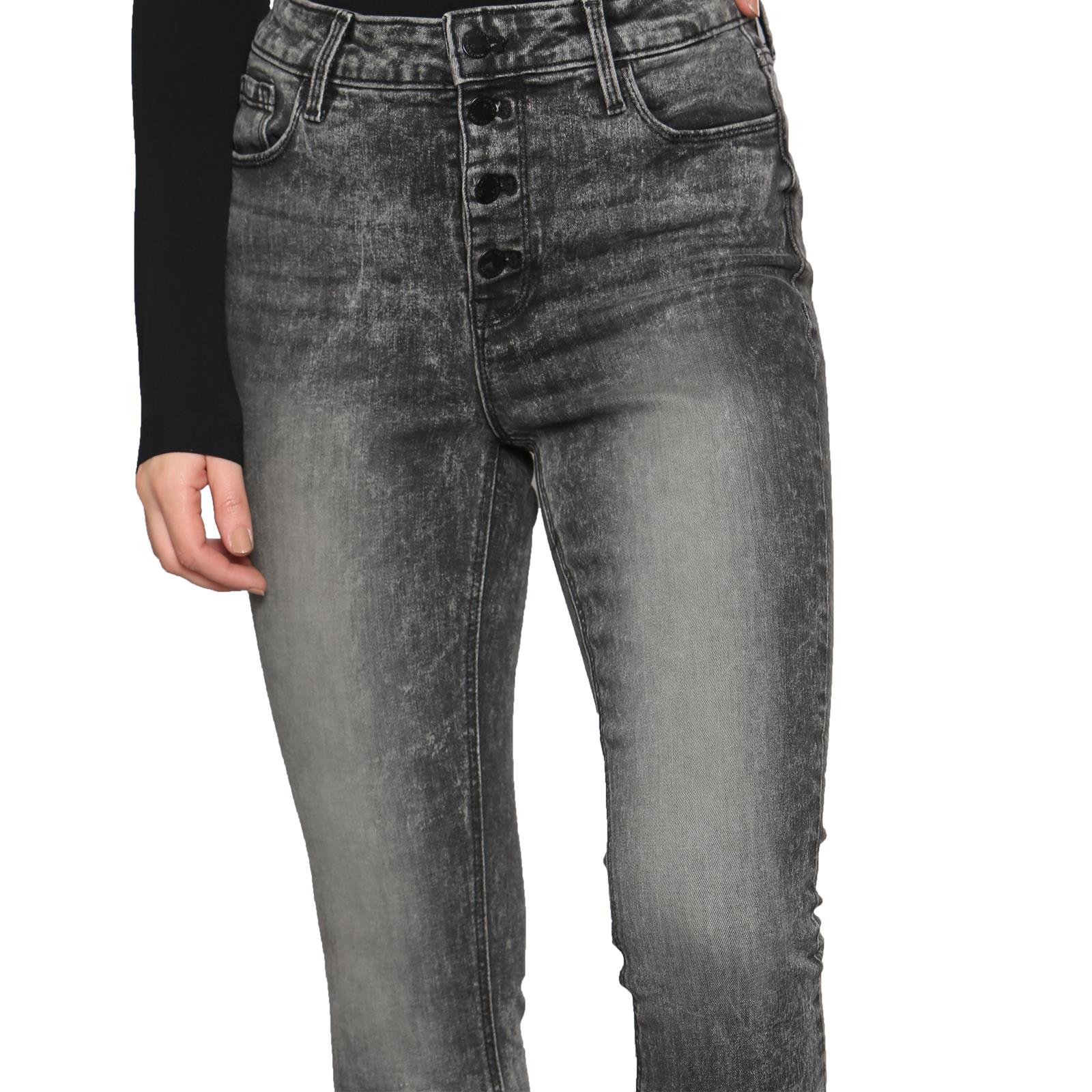 Pantalones de mezclilla ajustados cintura alta pierna recta jeggings pantalones para dama 6-26 Reino Unido - Imagen 5 de 22