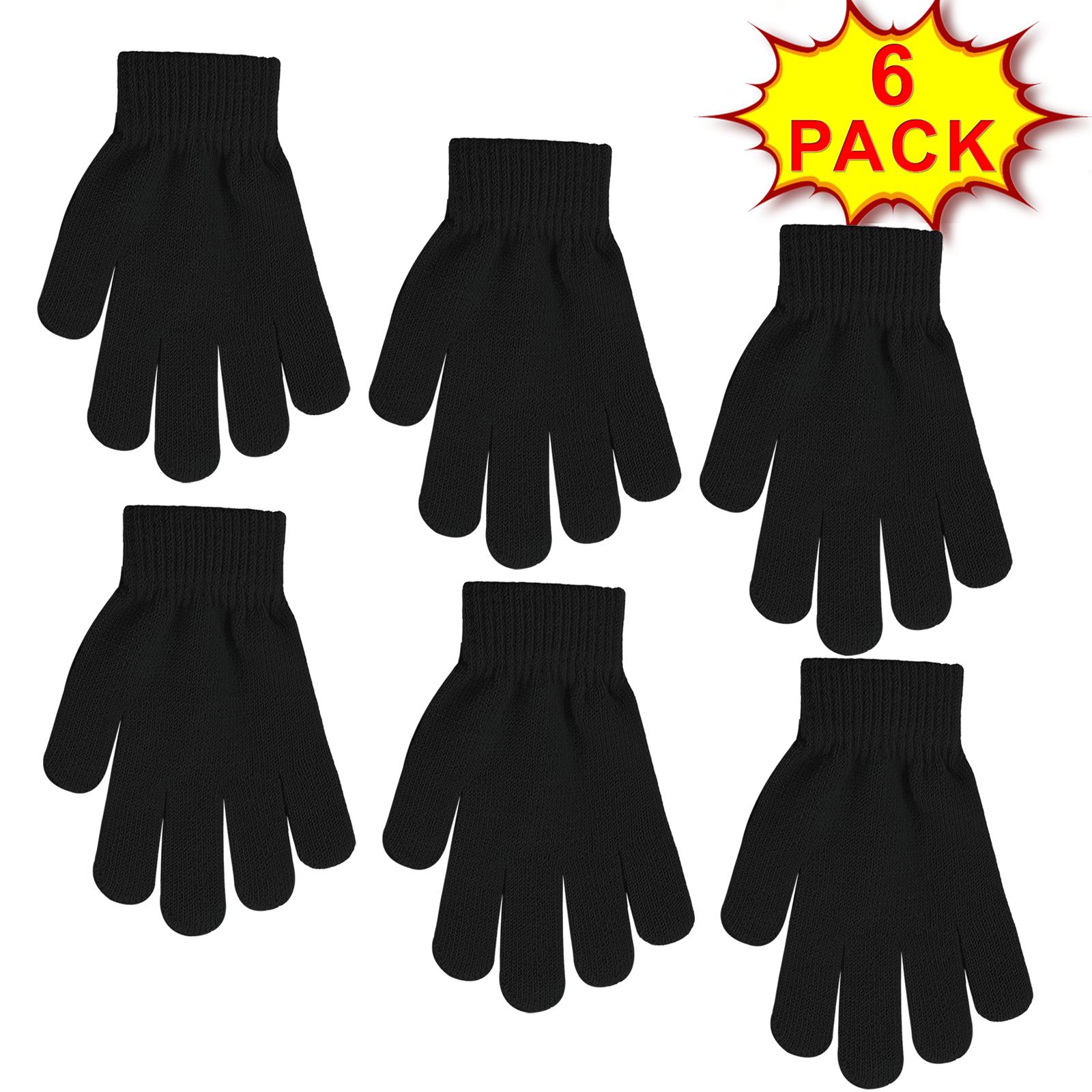 Mädchen magische Handschuhe warm Winter Kinder Jungen Unisex dehnbar Kinder schwarz Handschuhe Menge - Bild 27 von 51