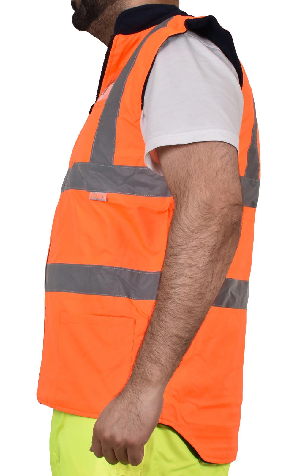 Set di 2 gilet LED gialli Gilet di sicurezza ad alta visibilità | Leroy